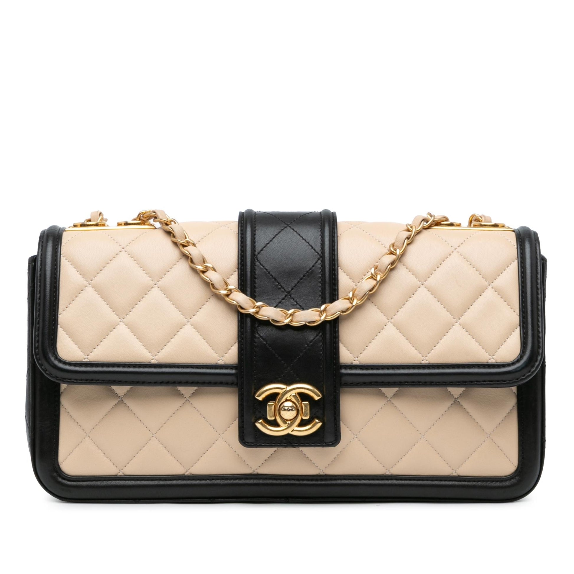 Chanel Quilted Lambskin Elegant CC Flap SHG-haJAFG Handbag