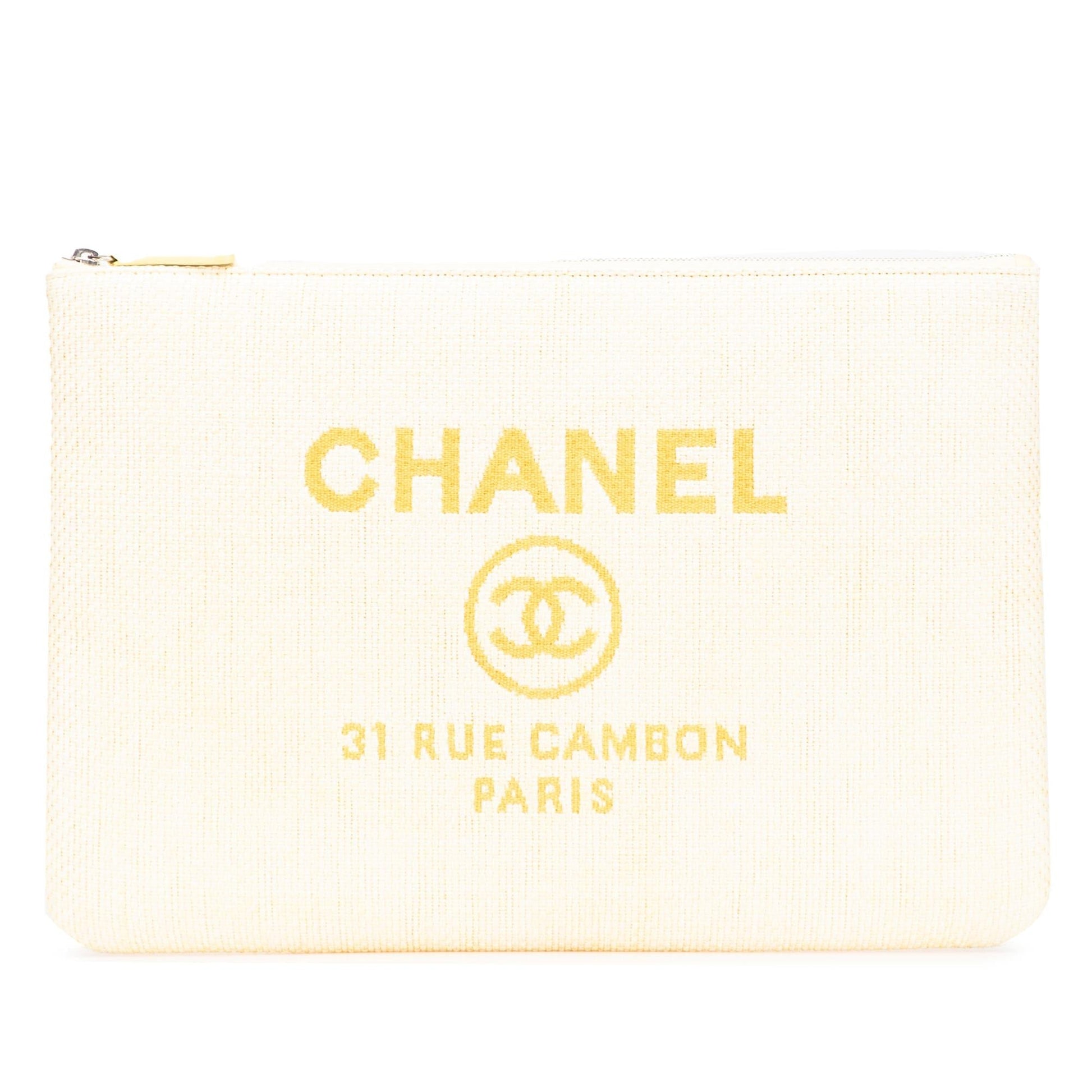 Chanel Raffia Deauville O Clutch Bag Clutch 2