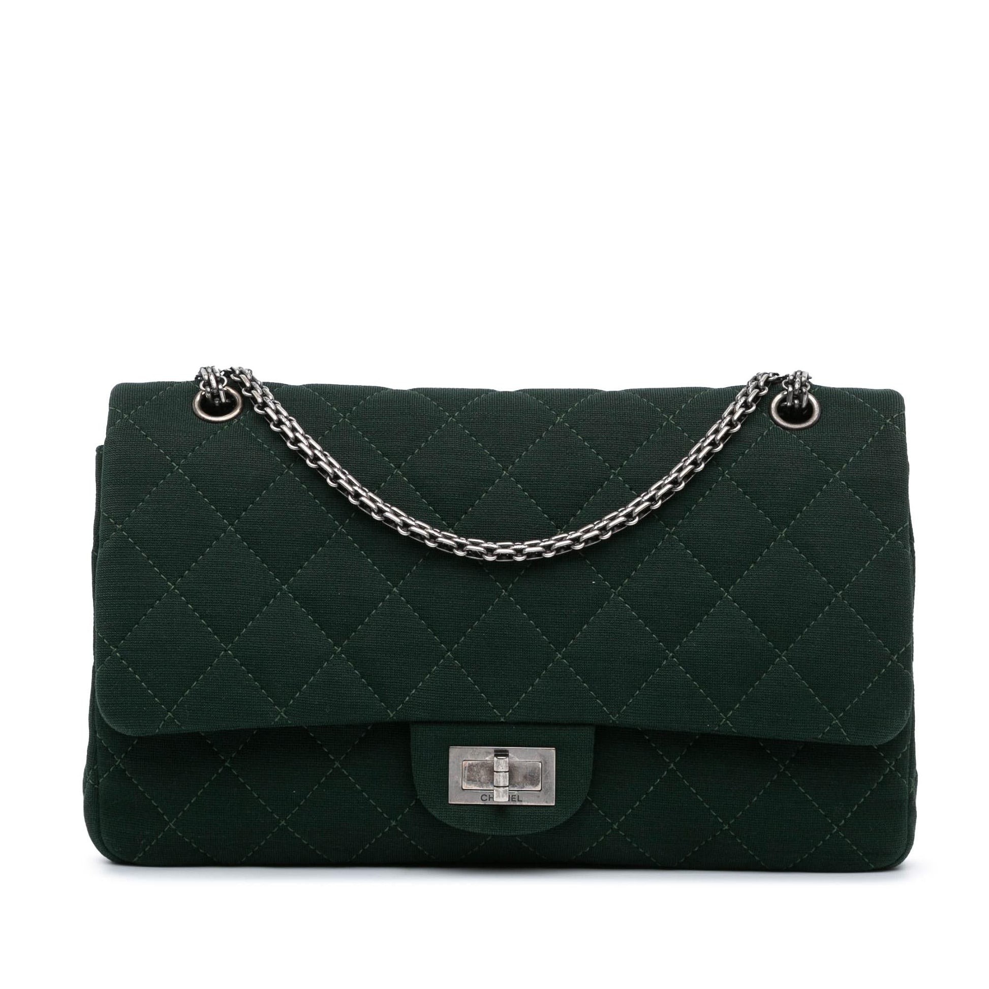 Chanel Reissue 2.55 Jersey Double Flap 227 Handbag