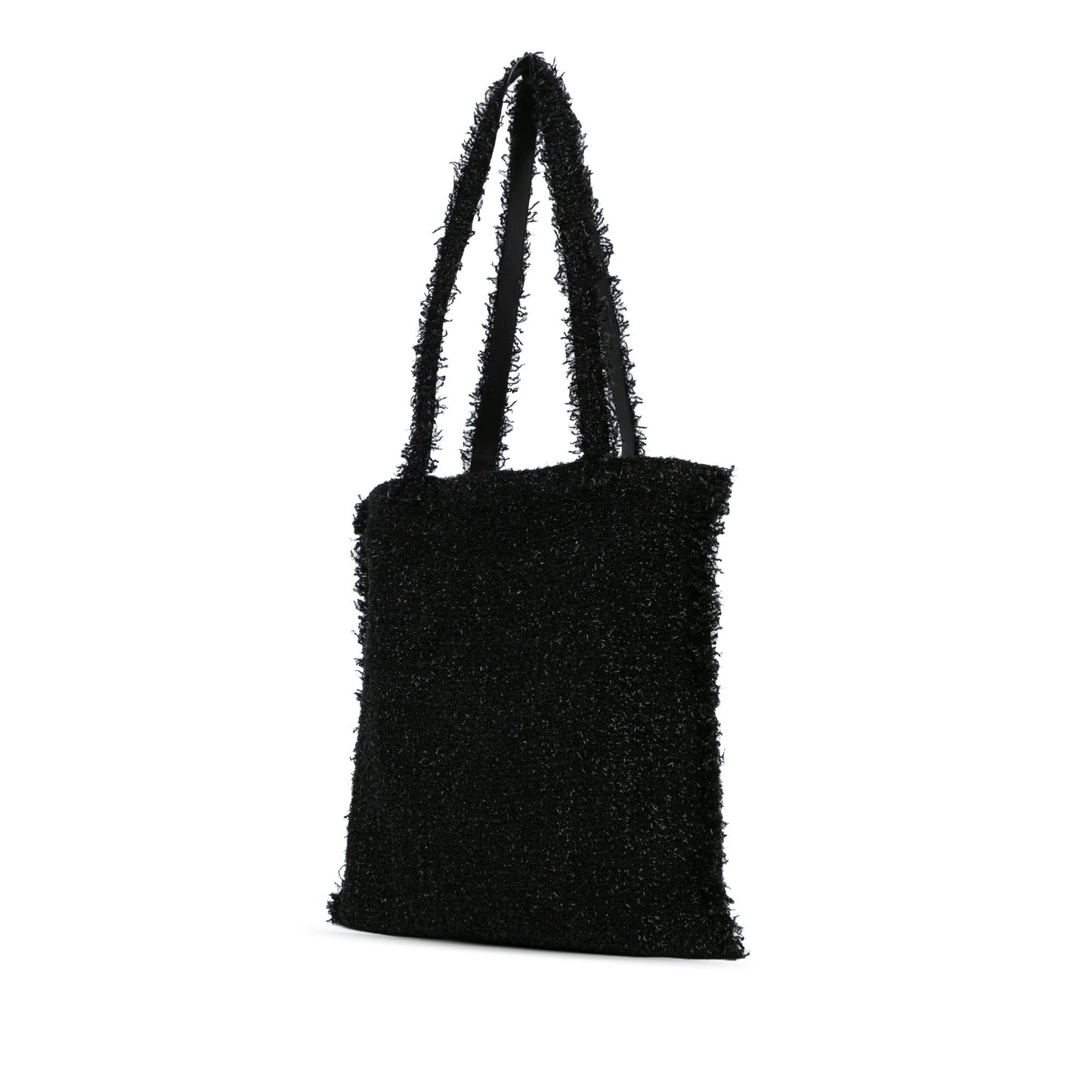 Chanel Resin Embellished Tweed Robot Shopping Tote Bag