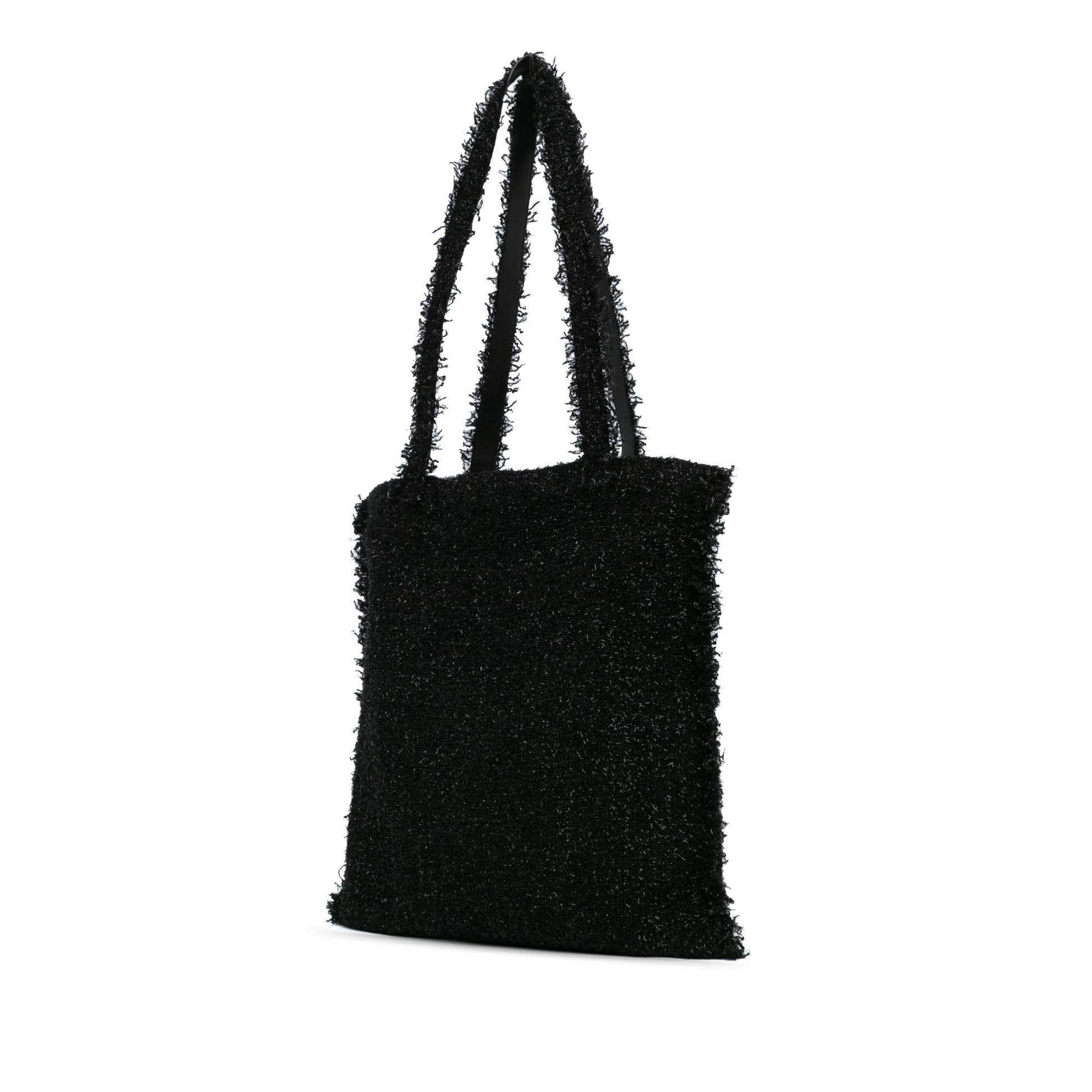 Chanel Resin Embellished Tweed Robot Shopping Tote Bag