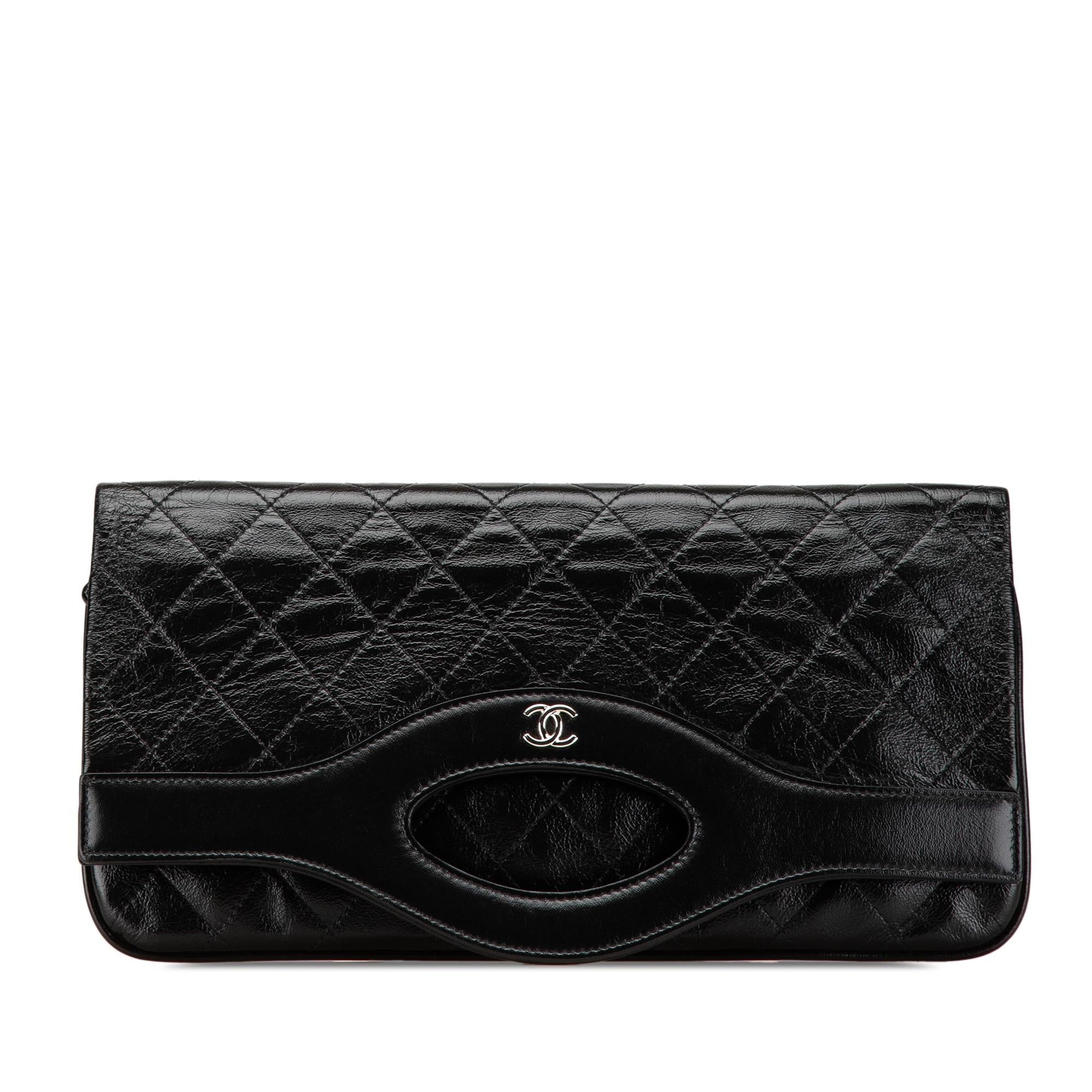 Chanel Shiny Crumpled Calfskin 31 Clutch Bag