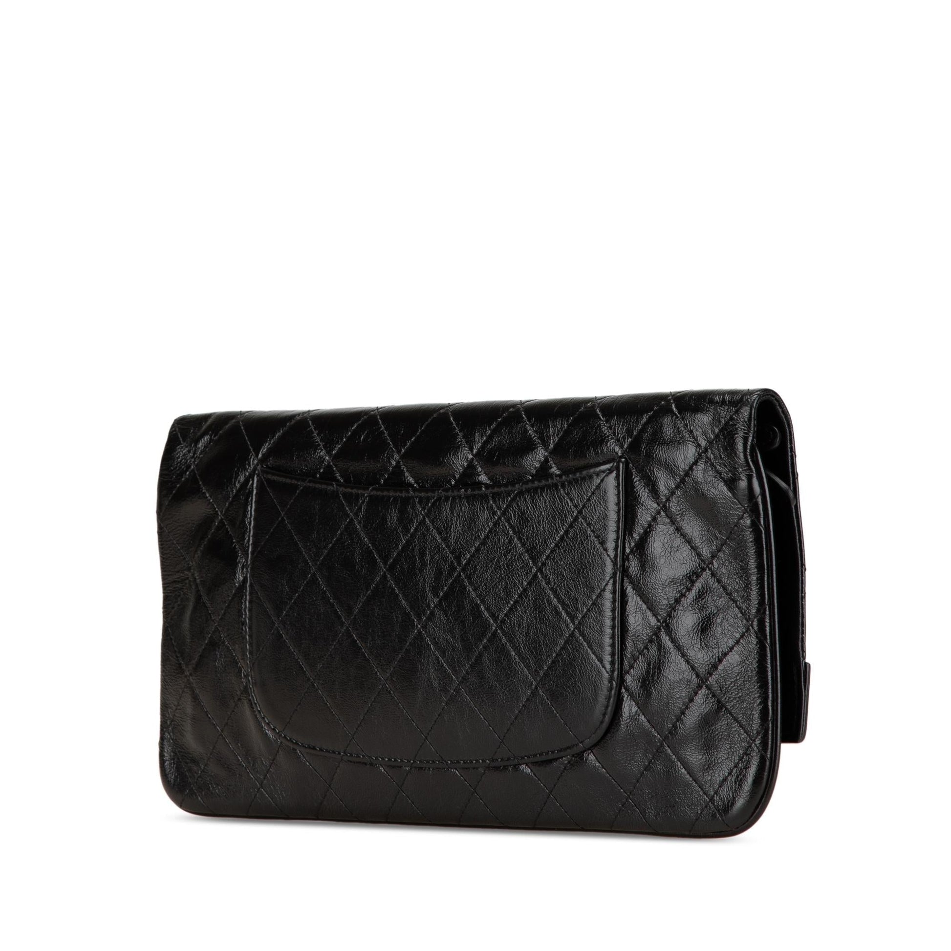 Chanel Shiny Crumpled Calfskin 31 Clutch Bag