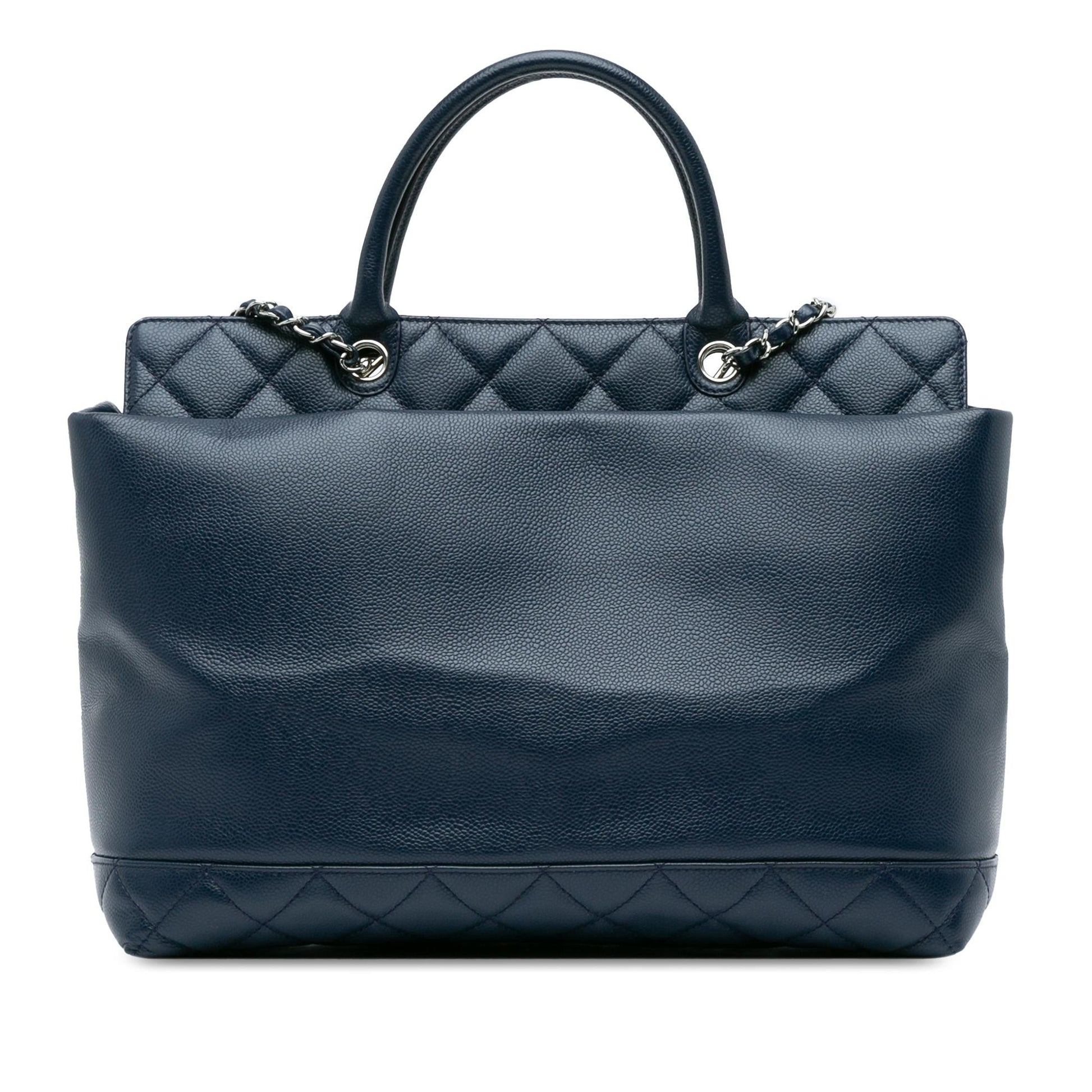 Chanel Soft Caviar Top Handle SHG-5ufwRD Leather Tote Bag