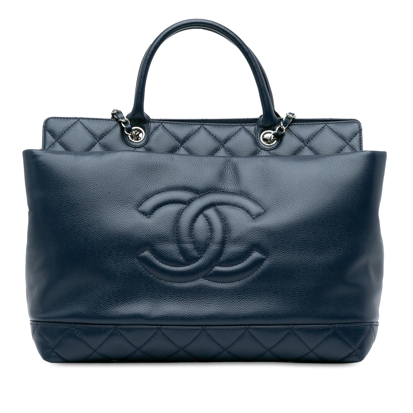 Chanel Soft Caviar Top Handle SHG-5ufwRD Leather Tote Bag