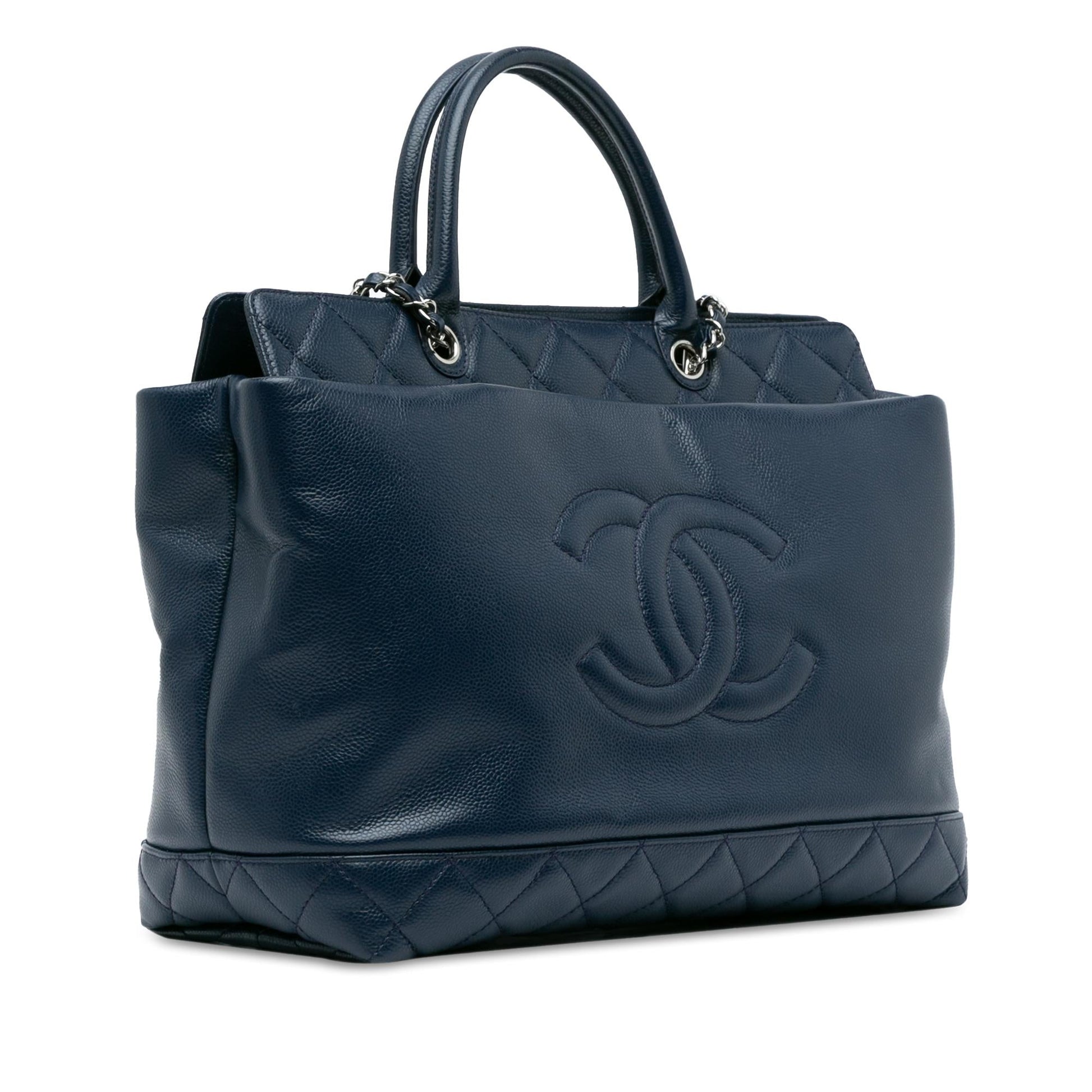 Chanel Soft Caviar Top Handle SHG-5ufwRD Leather Tote Bag