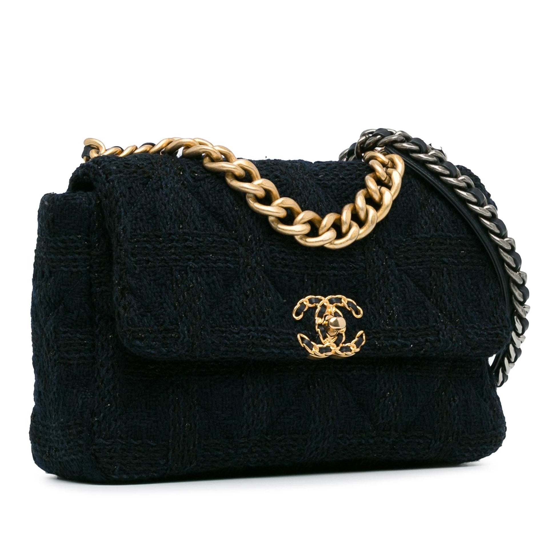 Chanel Tweed 19 Flap SHG-r20HmT Handbag