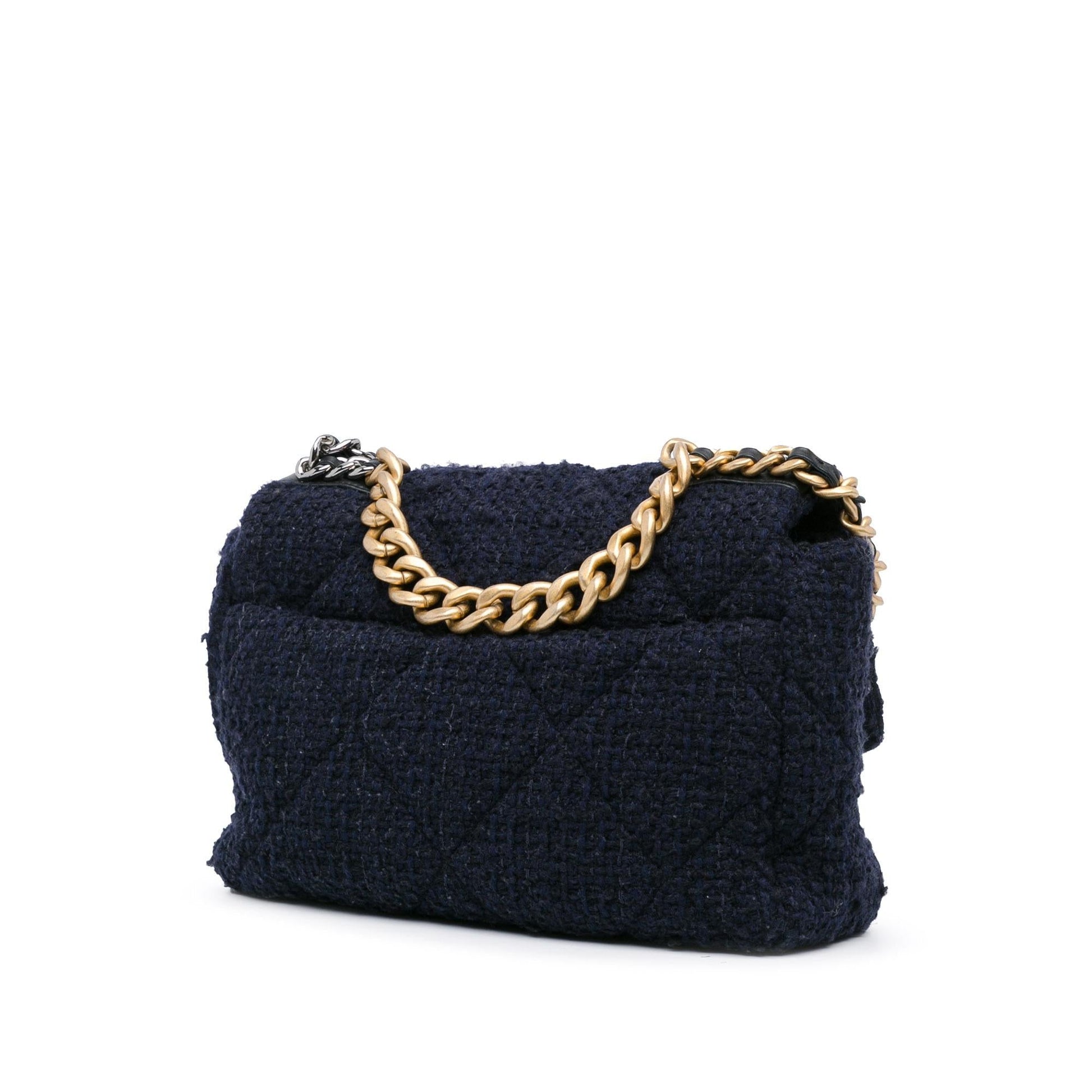 Chanel Tweed 19 Flap SHG-9y26hz Handbag