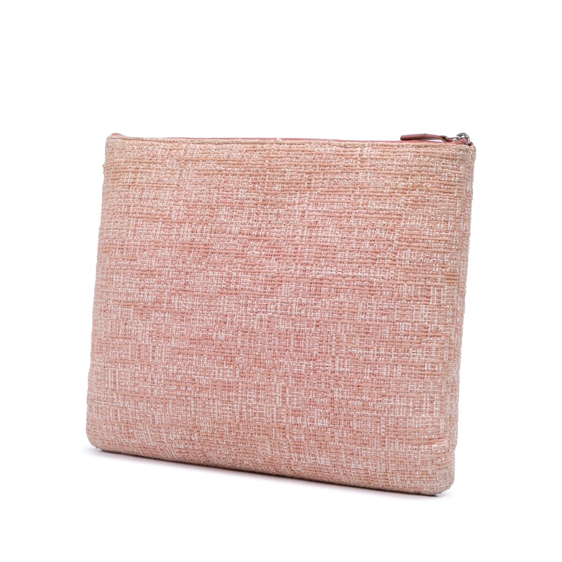 Chanel Tweed Deauville O Clutch Bag