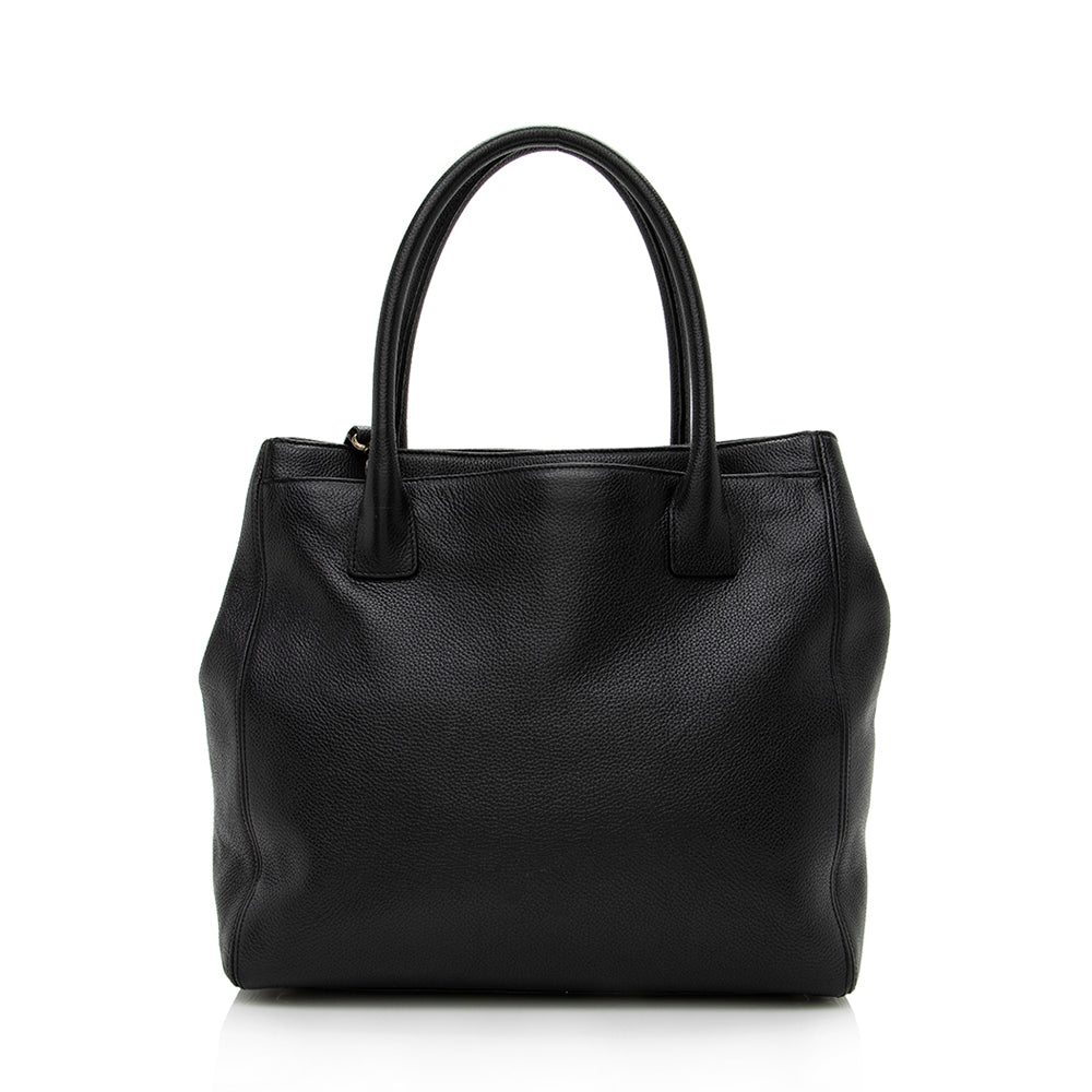 Chanel Leather Cerf Classic Executive Tall Tote ( )