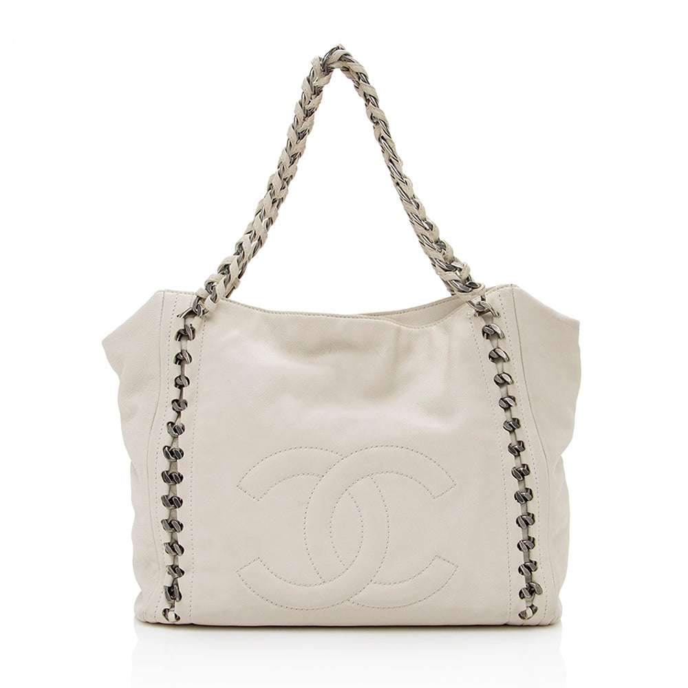 Chanel Modern SHF Leather Tote Bag