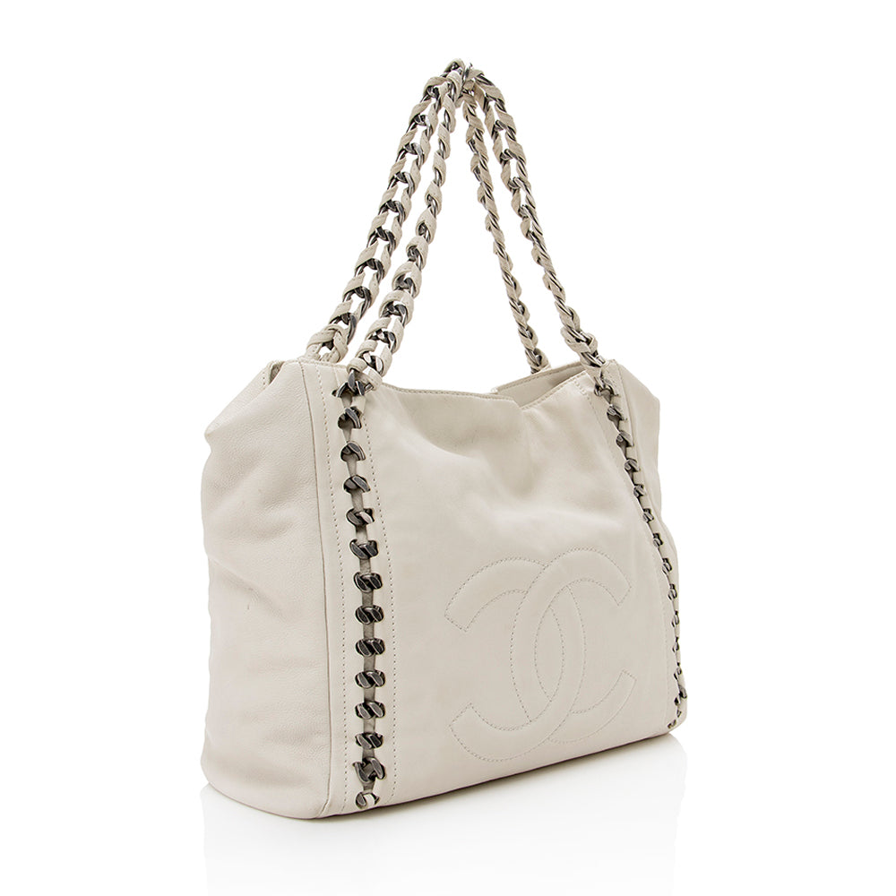 Chanel Modern SHF Leather Tote Bag