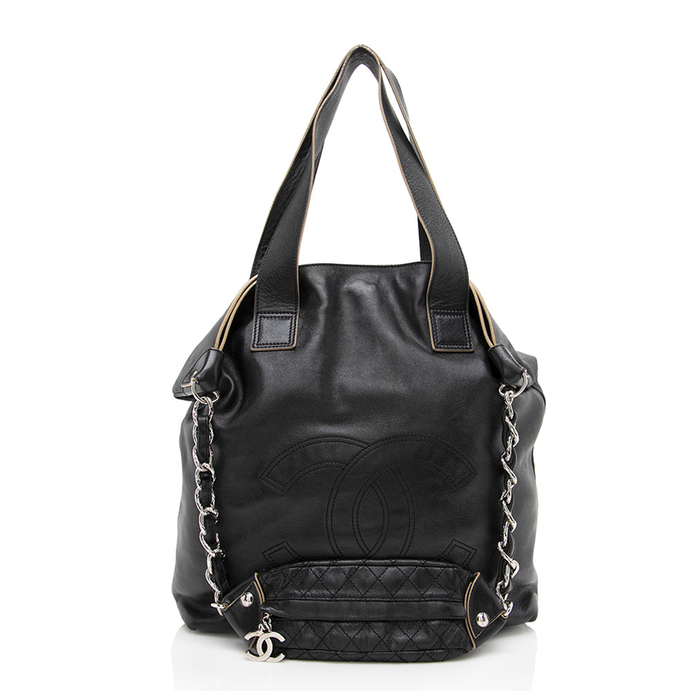 Chanel Soft Edgy - FINAL SHF Leather Tote Bag