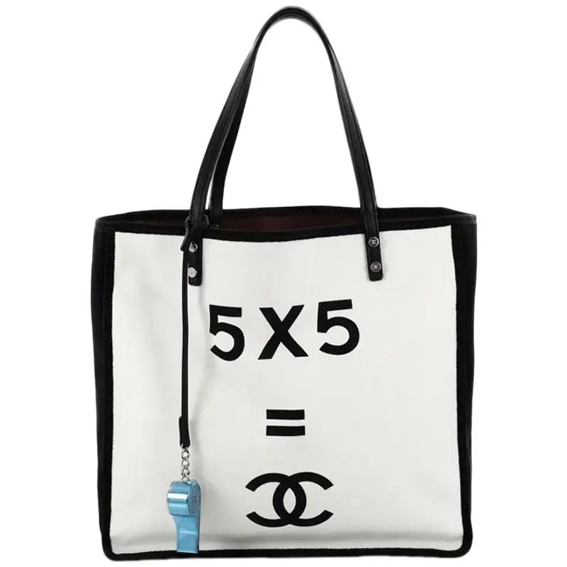 Chanel LET'S Canvas Tote Bag