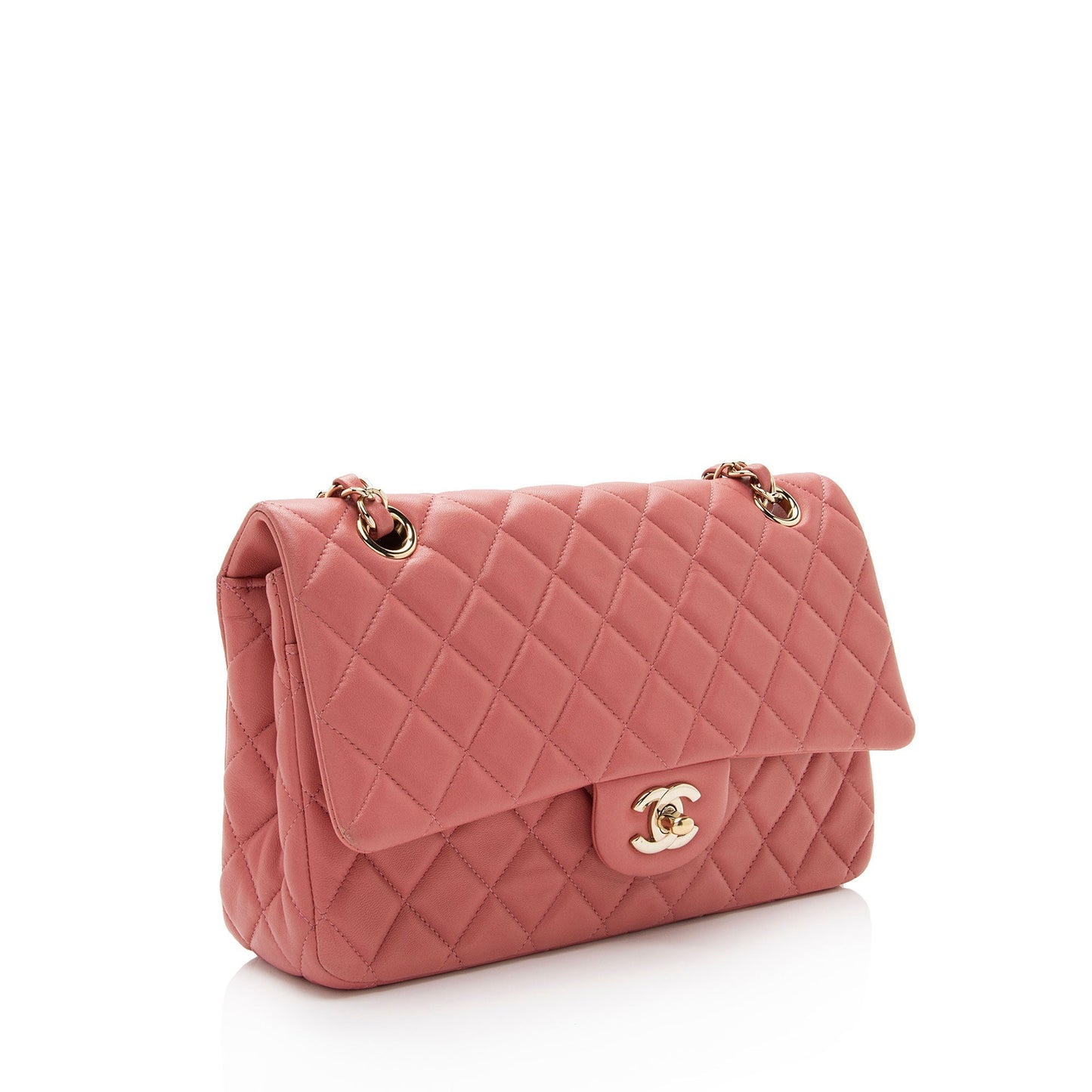 Chanel Limited Edition Lambskin Valentine Classic Single Shoulder Bag