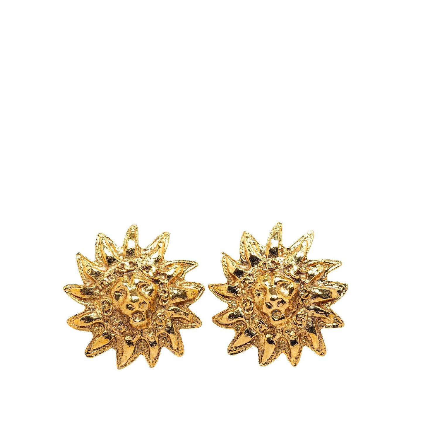 Chanel Lion Motiff Clip On Earrings (Shg-O4L70X)