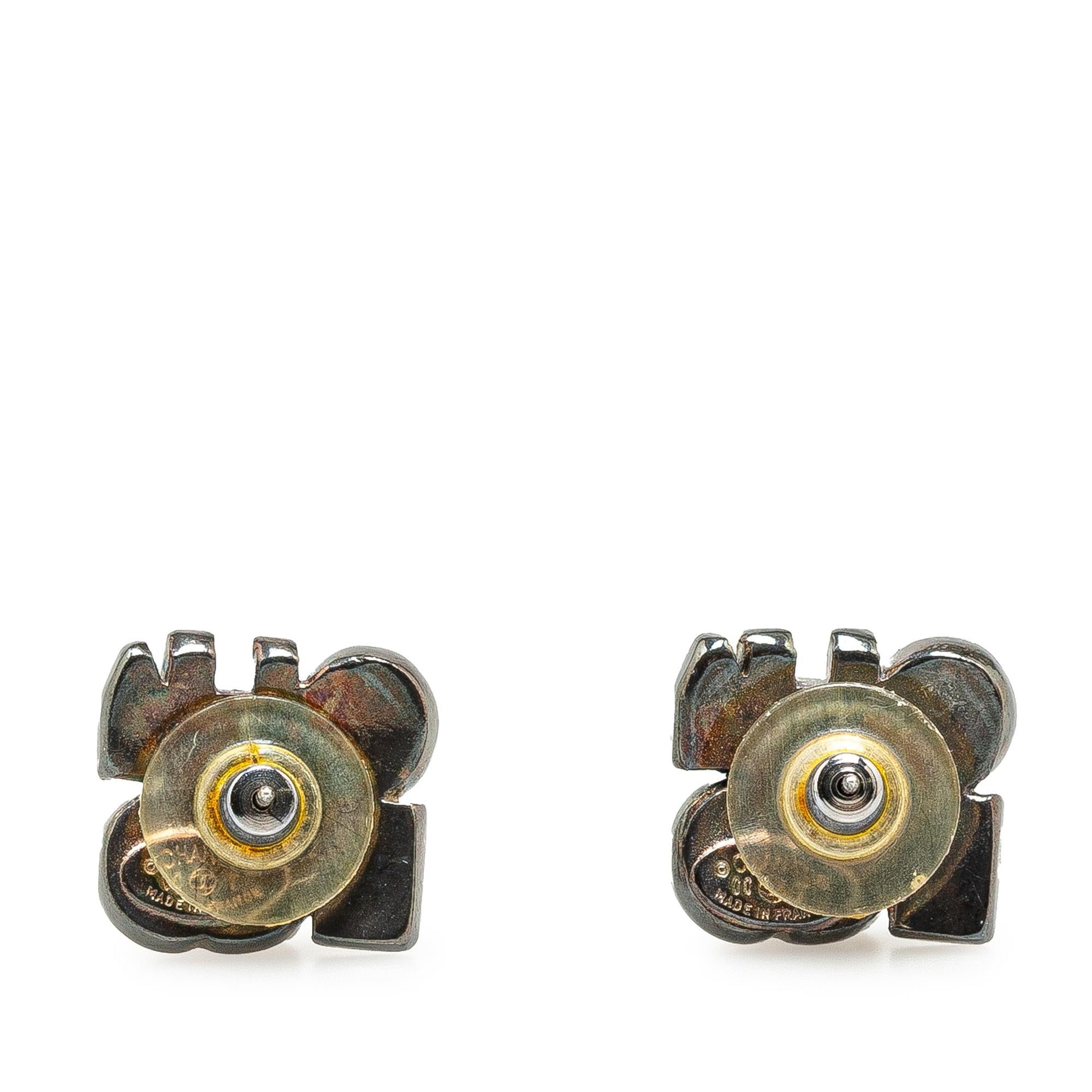 Chanel Logo Push Back Earrings (Shg-Ibkvds)
