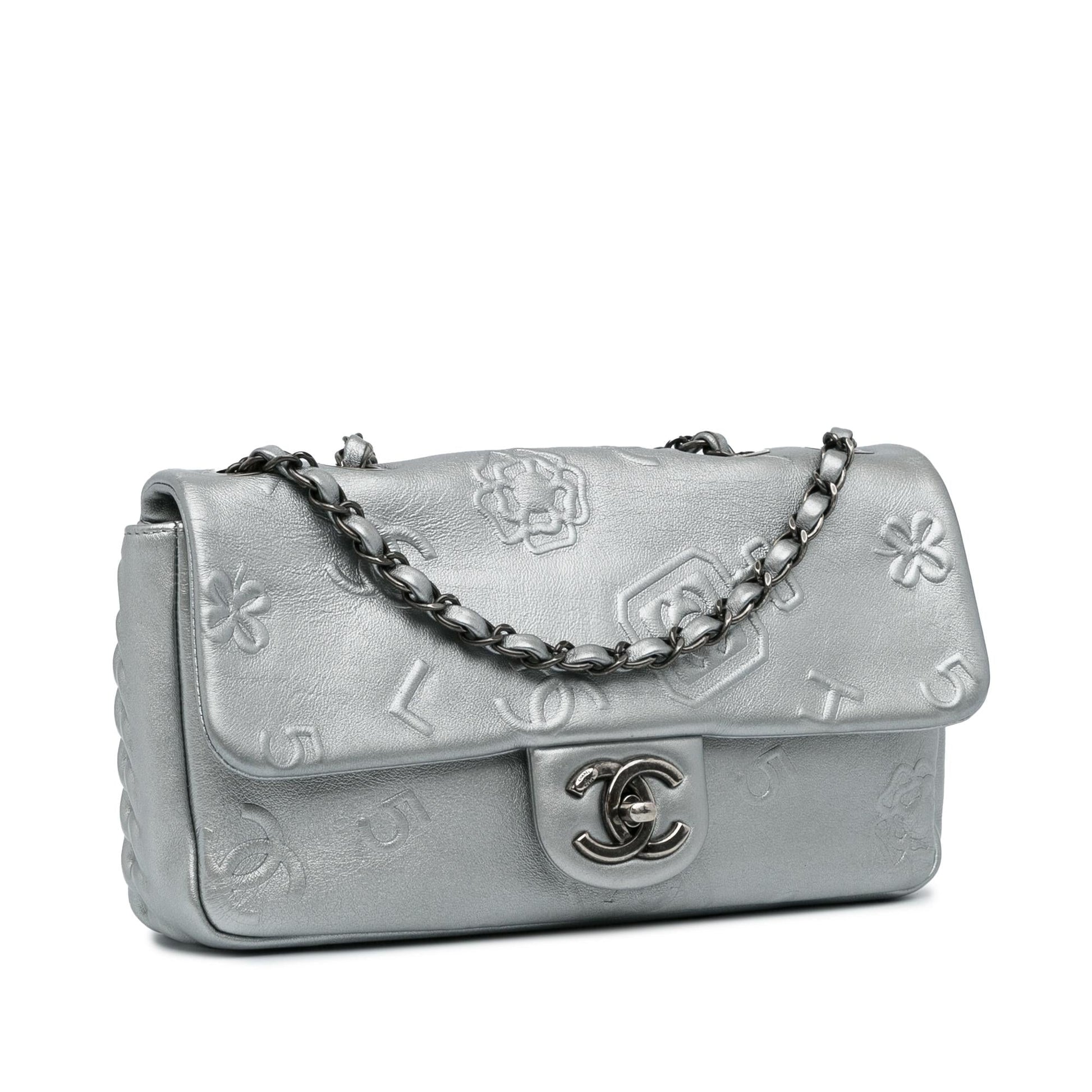 Chanel Lucky Charms Embroidered Classic Single Flap Key Chain