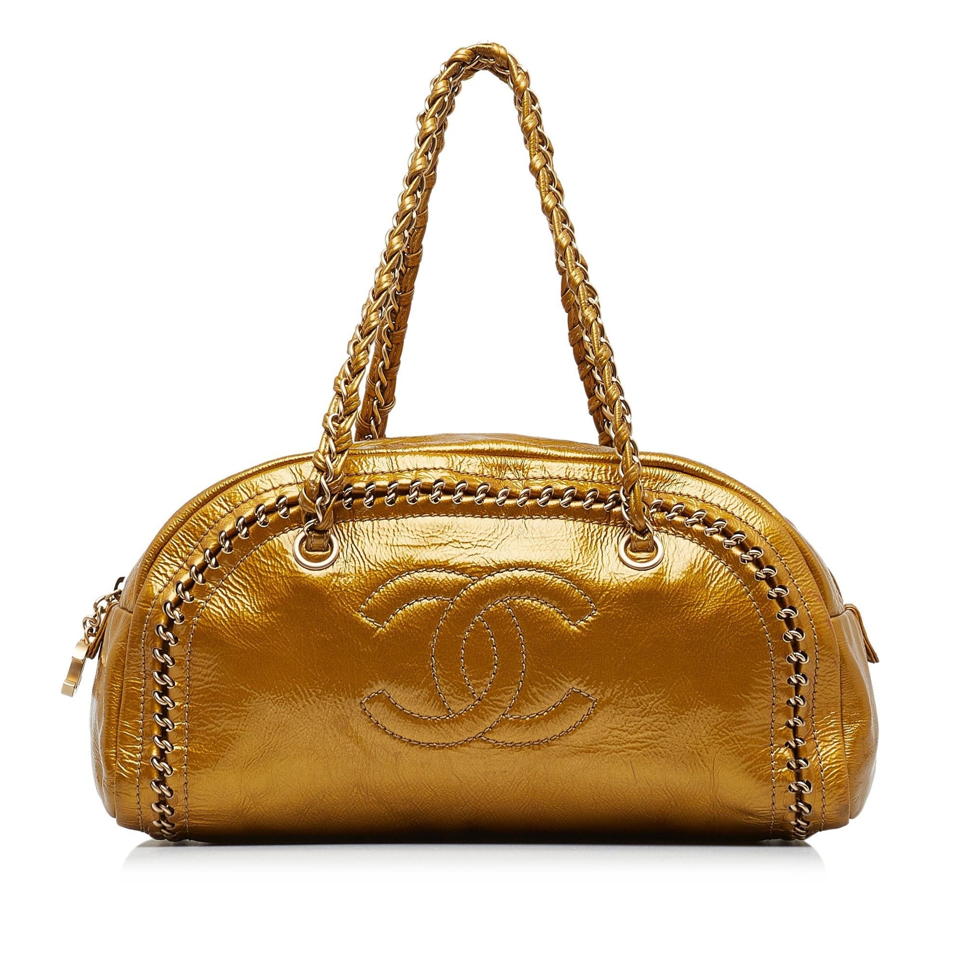 Chanel Luxe Ligne Bowler SHG-PphpRs Handbag
