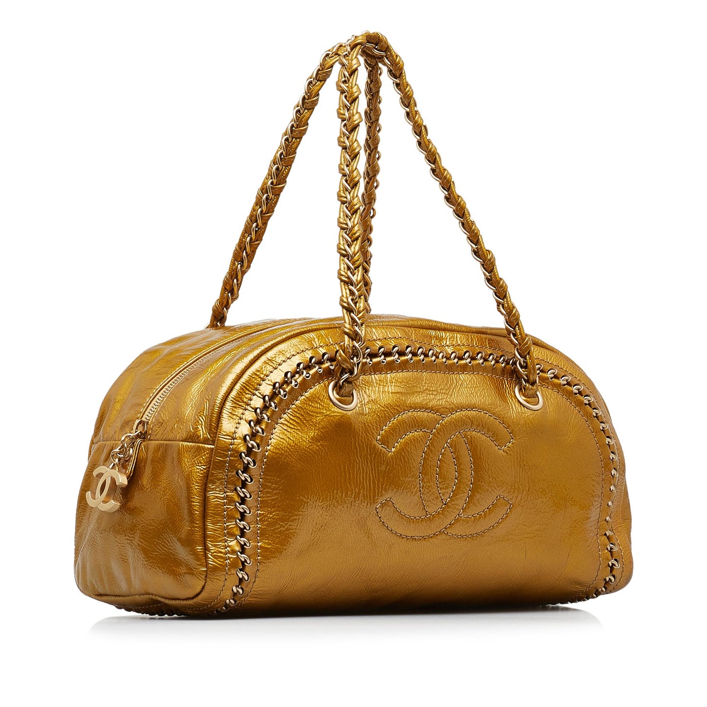 Chanel Luxe Ligne Bowler SHG-PphpRs Handbag
