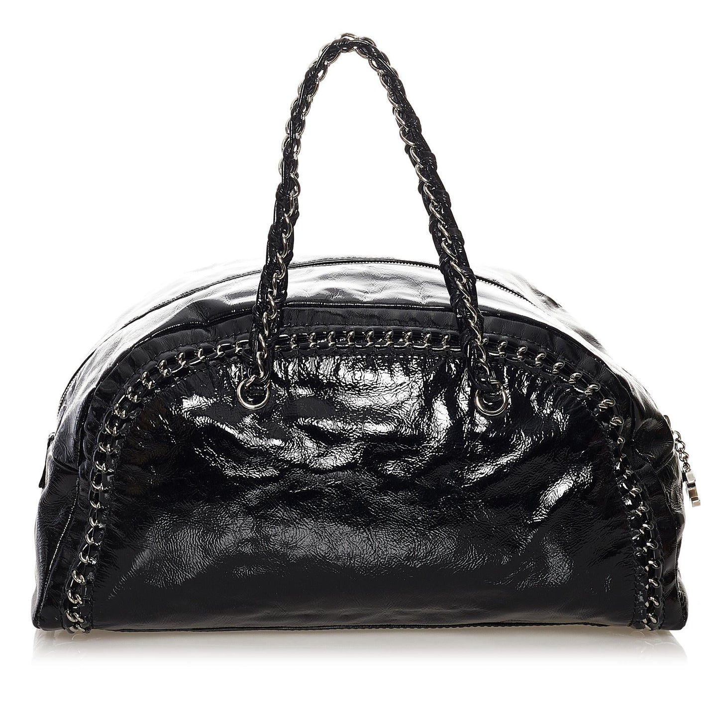Chanel Luxe Ligne Patent SHG Leather Tote Bag