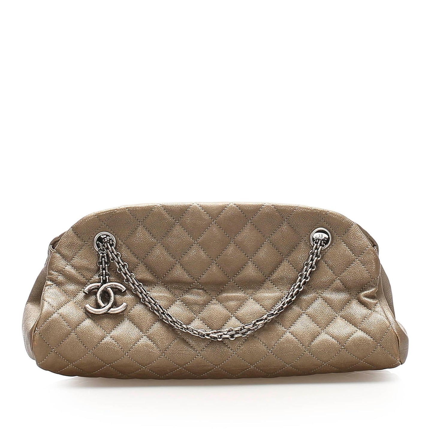 Chanel Mademoiselle Bowling SHG Leather Handbag
