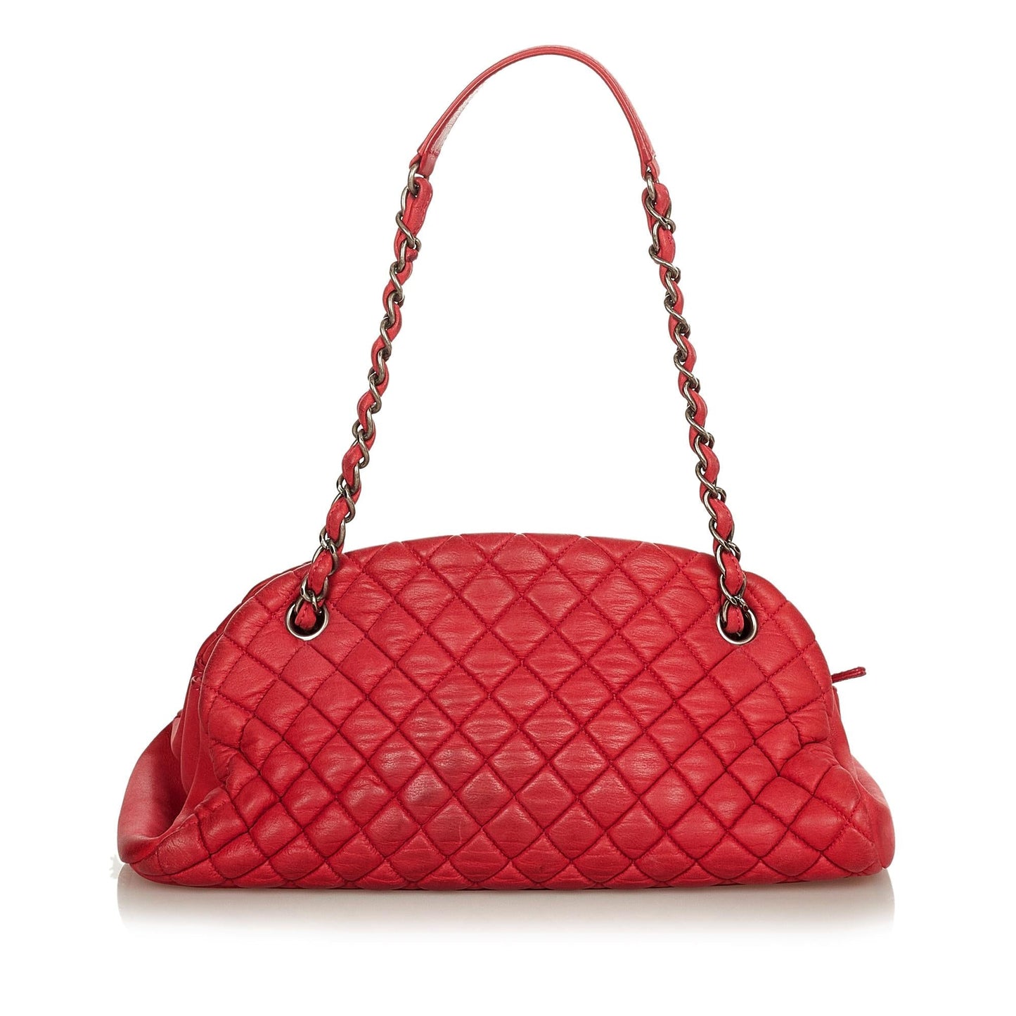 Chanel Mademoiselle Bowling SHG Leather Handbag Bag Shg