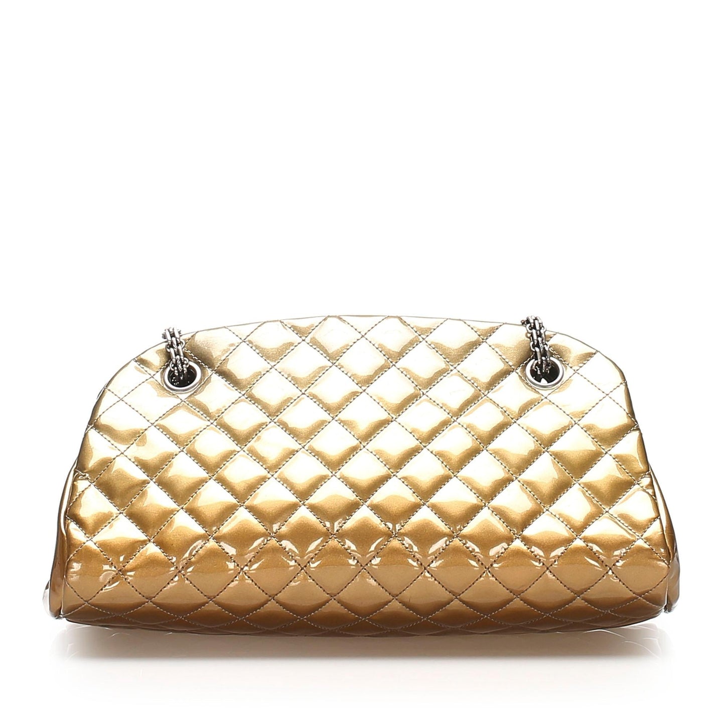 Chanel Mademoiselle Patent Bowling SHG Leather Handbag 3