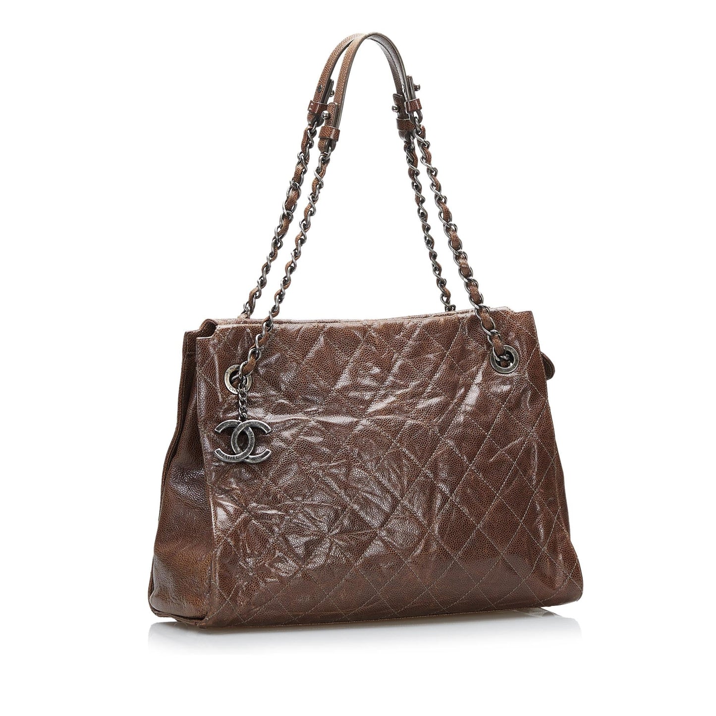 Chanel Matelasse Caviar SHG-fR6BIJ Leather Tote Bag