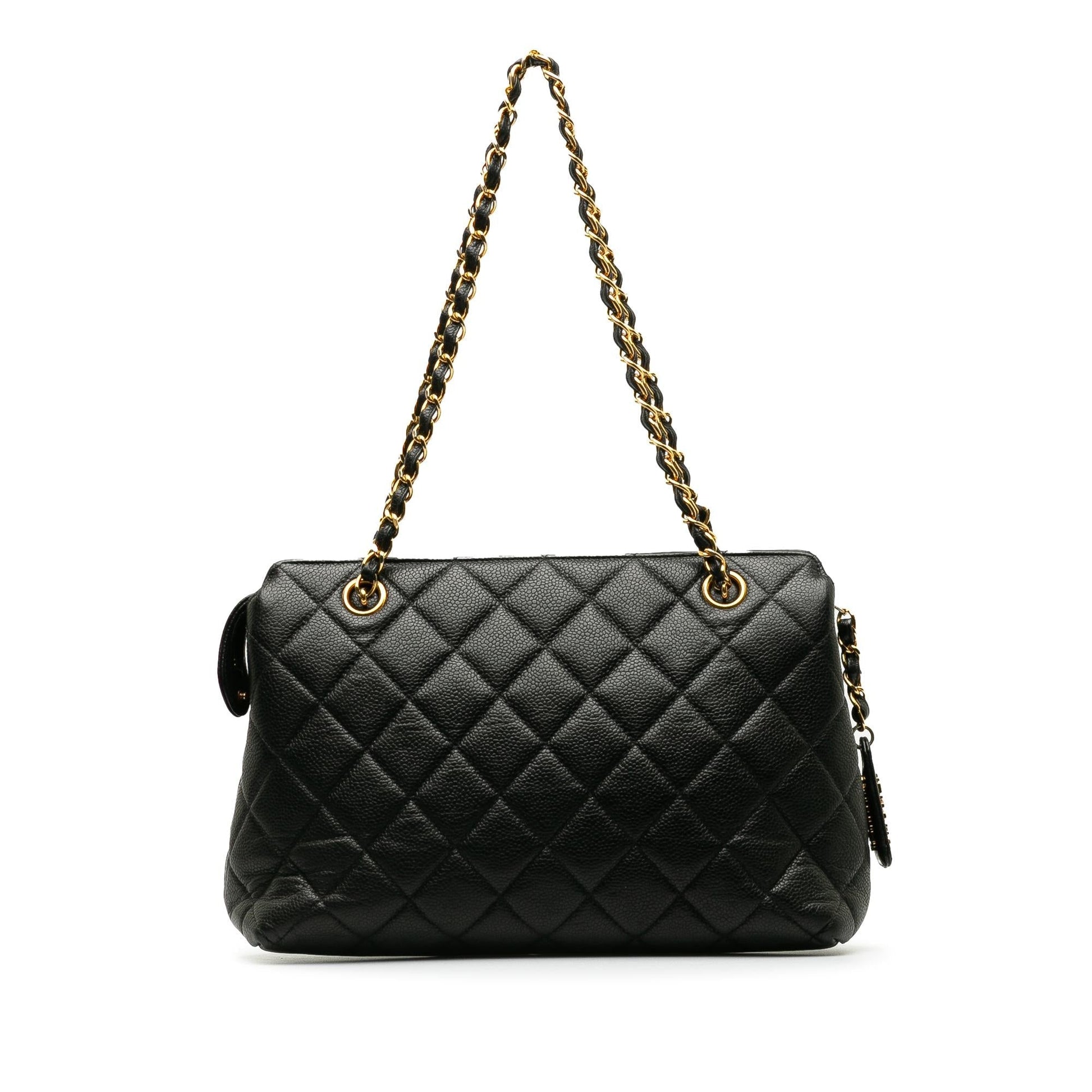 Chanel Matelasse Caviar SHG-DSQjnP Leather Tote Bag