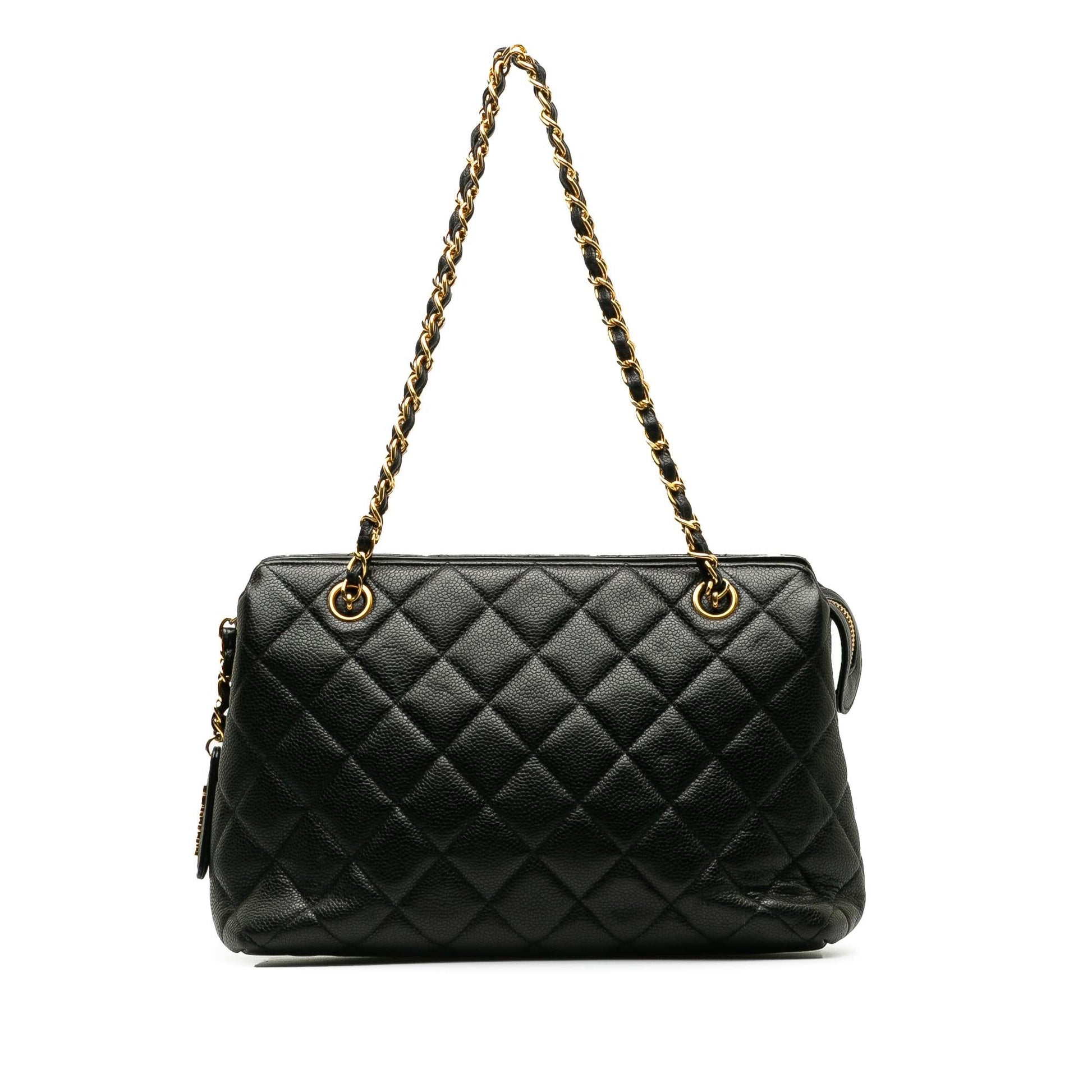 Chanel Matelasse Caviar SHG-DSQjnP Leather Tote Bag