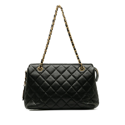 Chanel Matelasse Caviar SHG-DSQjnP Leather Tote Bag