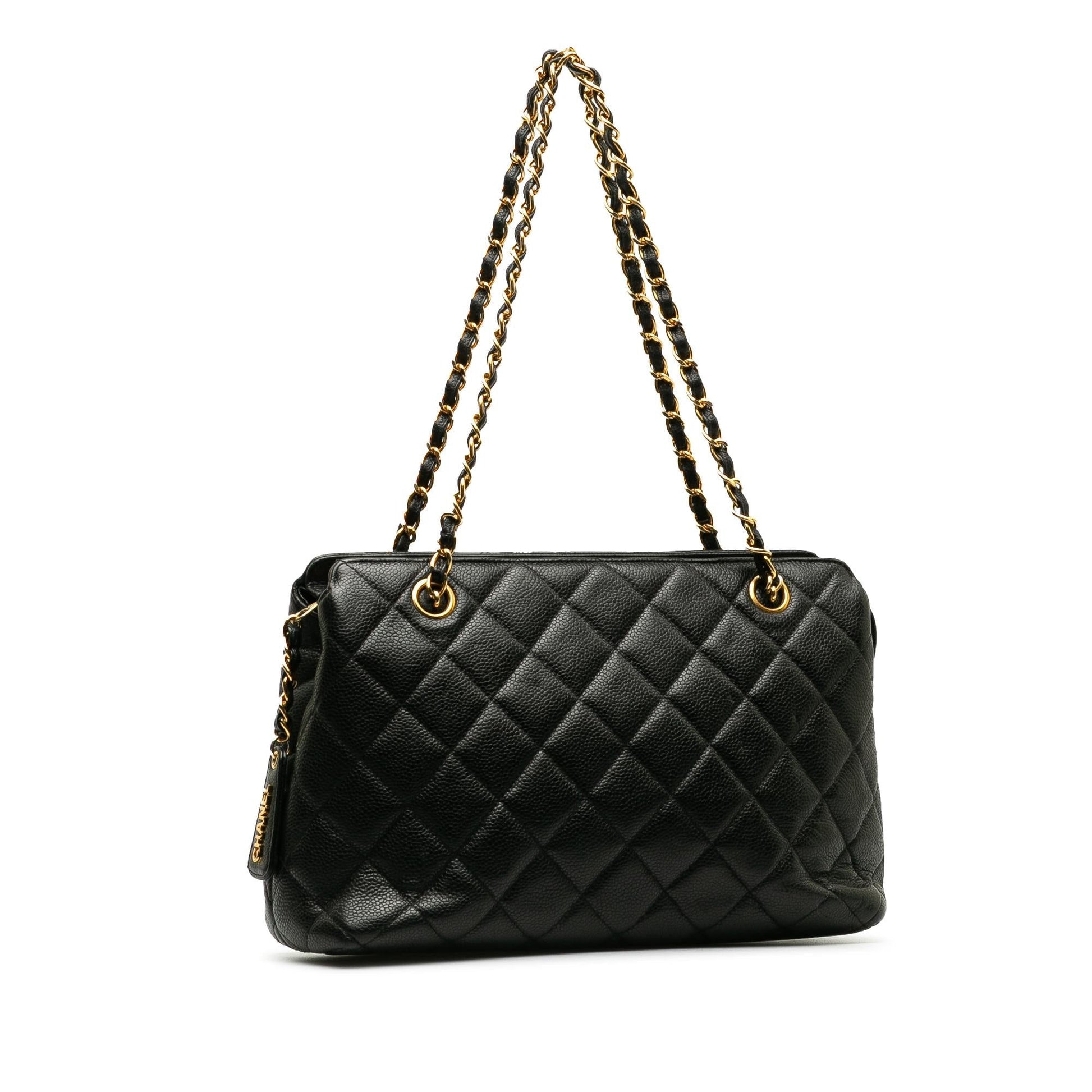 Chanel Matelasse Caviar SHG-DSQjnP Leather Tote Bag