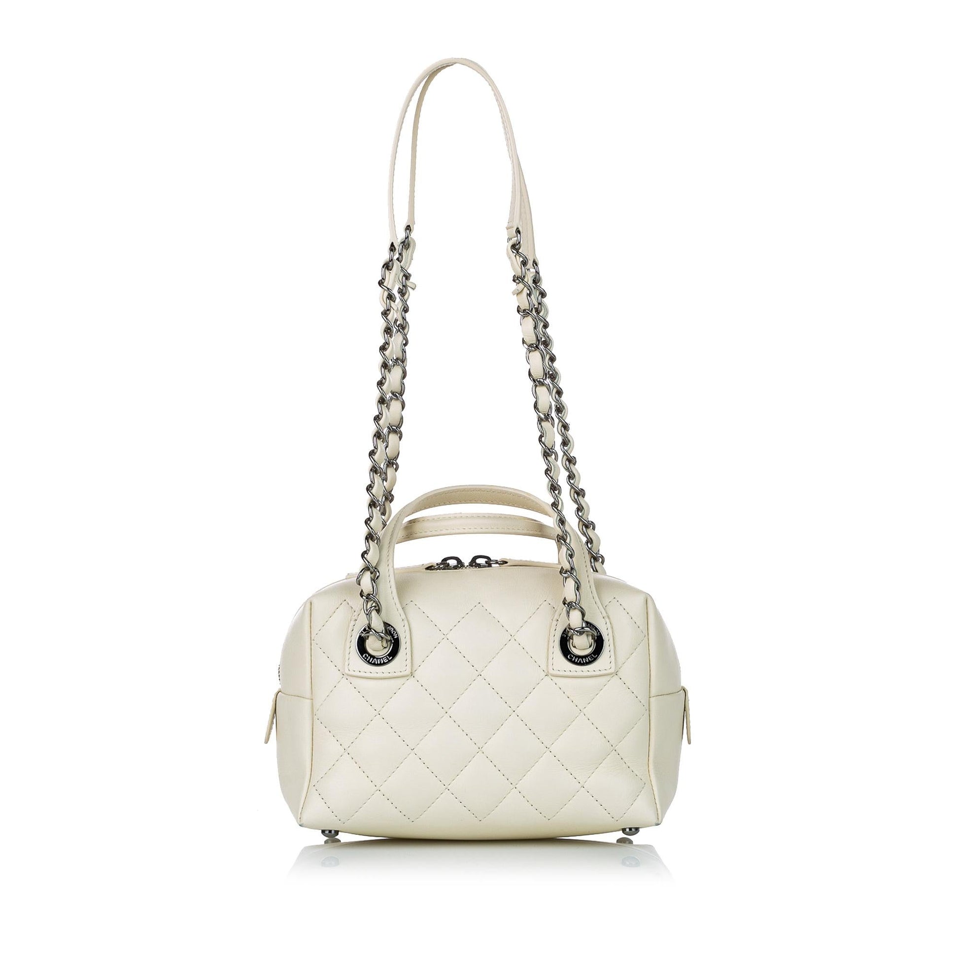 Chanel Matelasse Lambskin Satchel SHG Leather Satchel Bag
