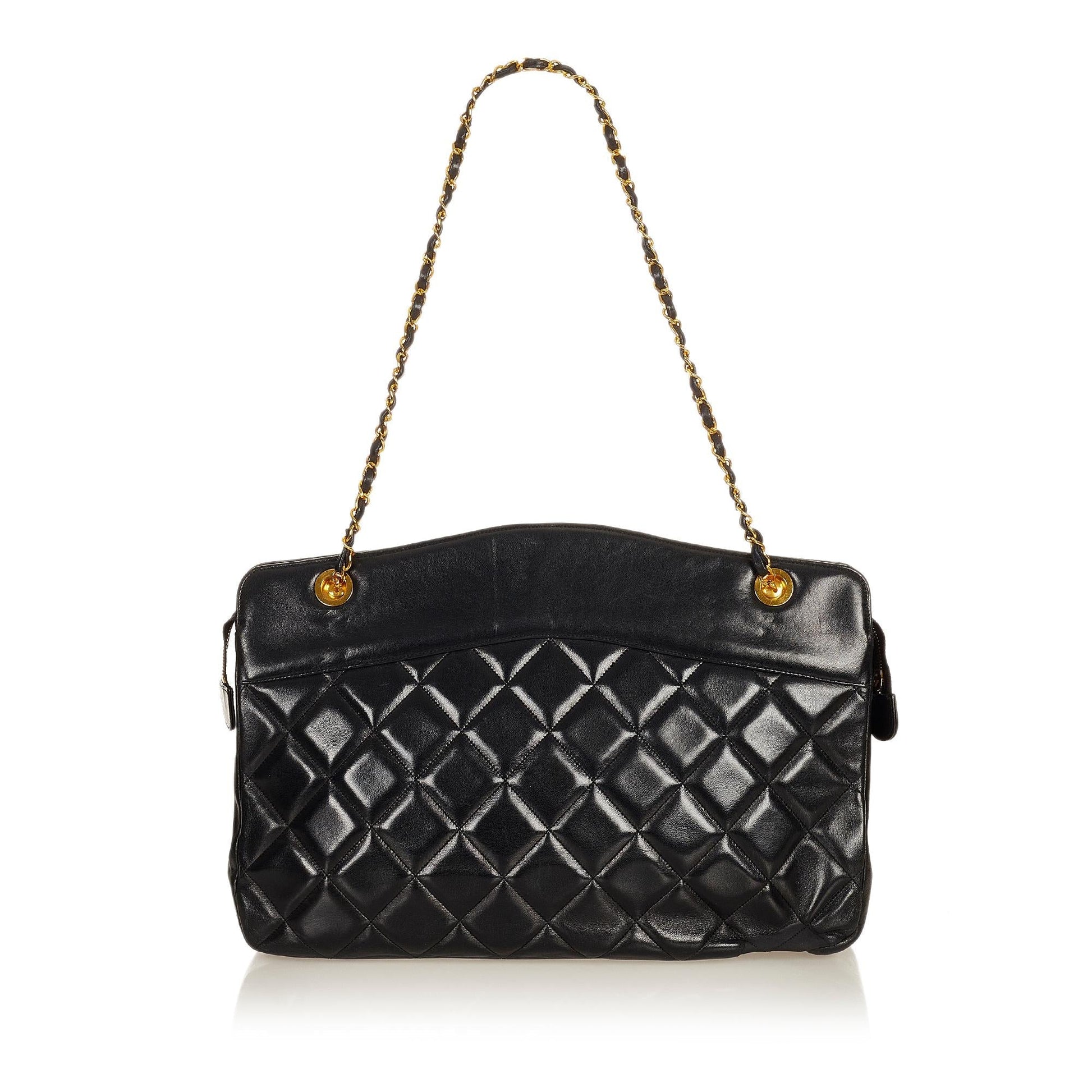 Chanel Matelasse Lambskin SHG Leather Shoulder Bag Bag Shg