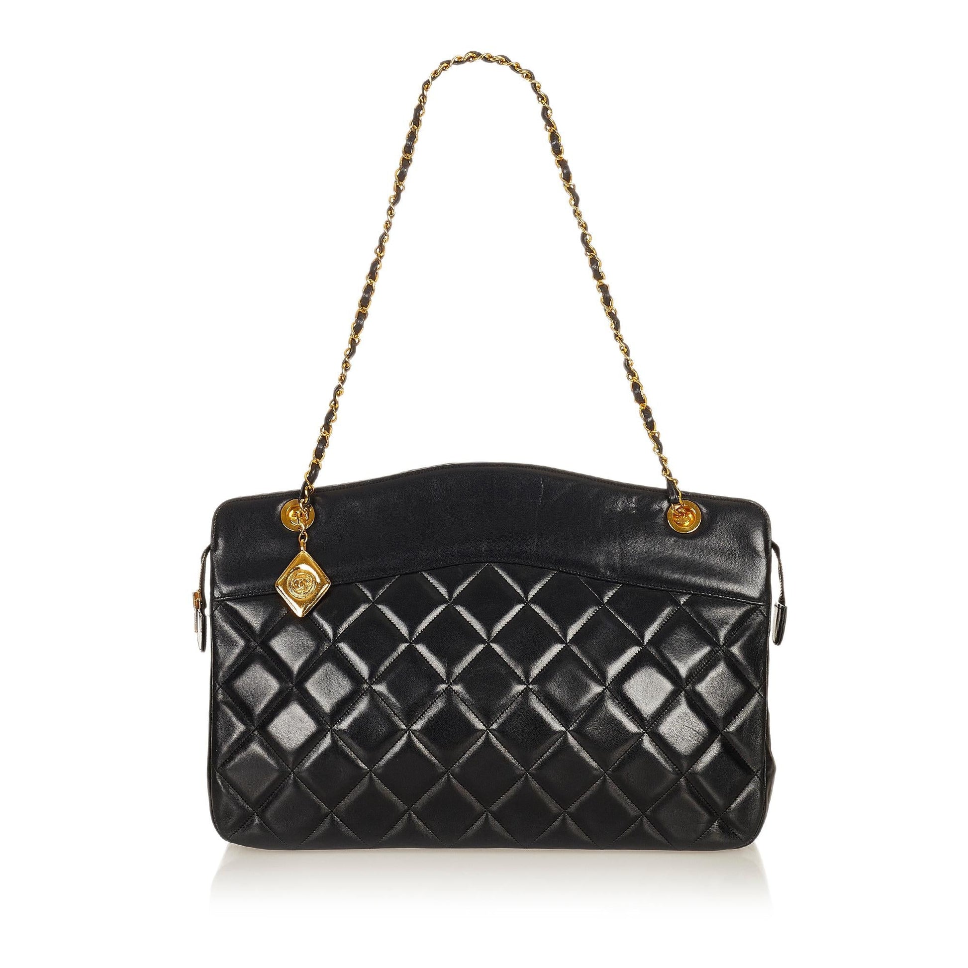 Chanel Matelasse Lambskin SHG Leather Shoulder Bag Bag Shg
