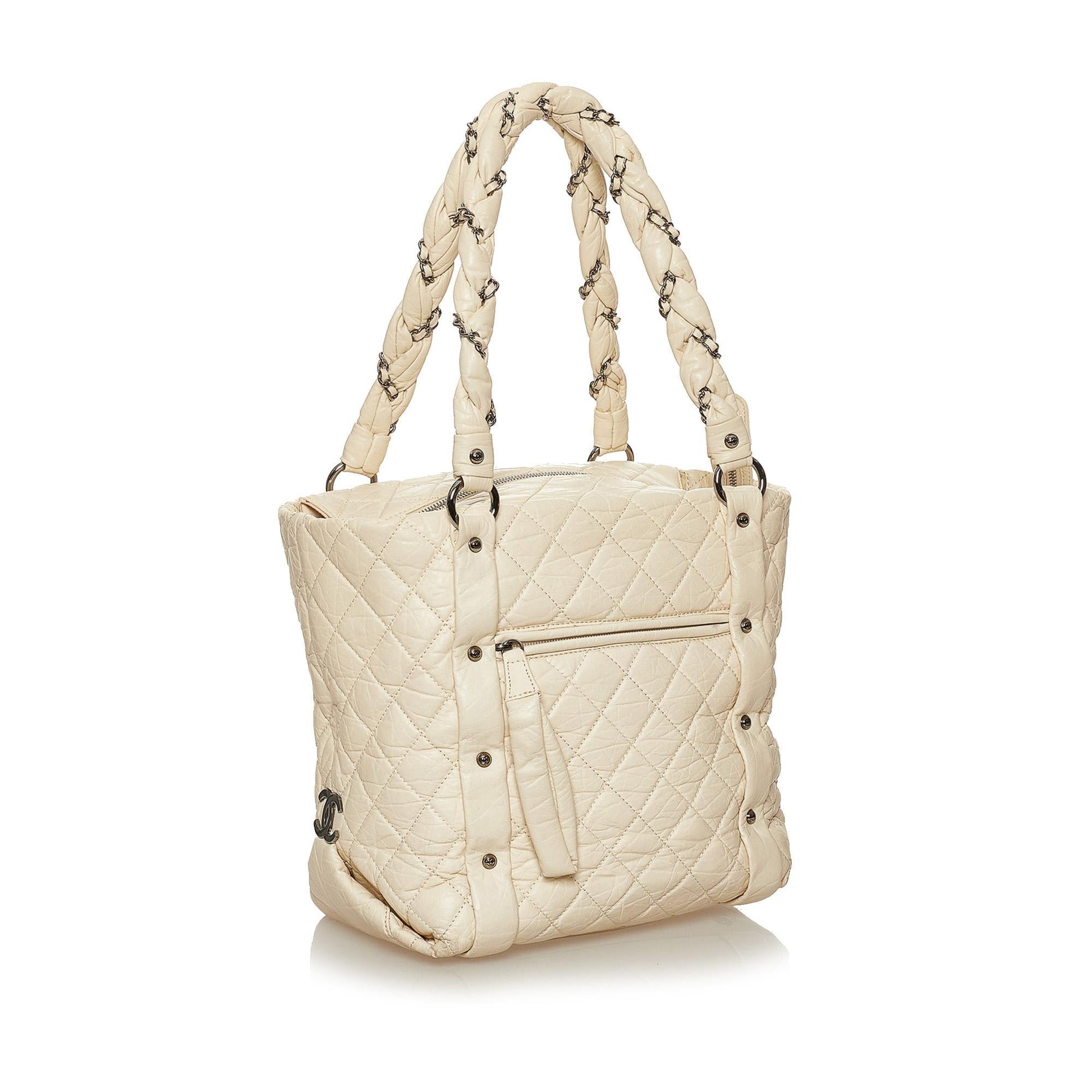 Chanel Matelasse Lambskin SHG Leather Tote Bag