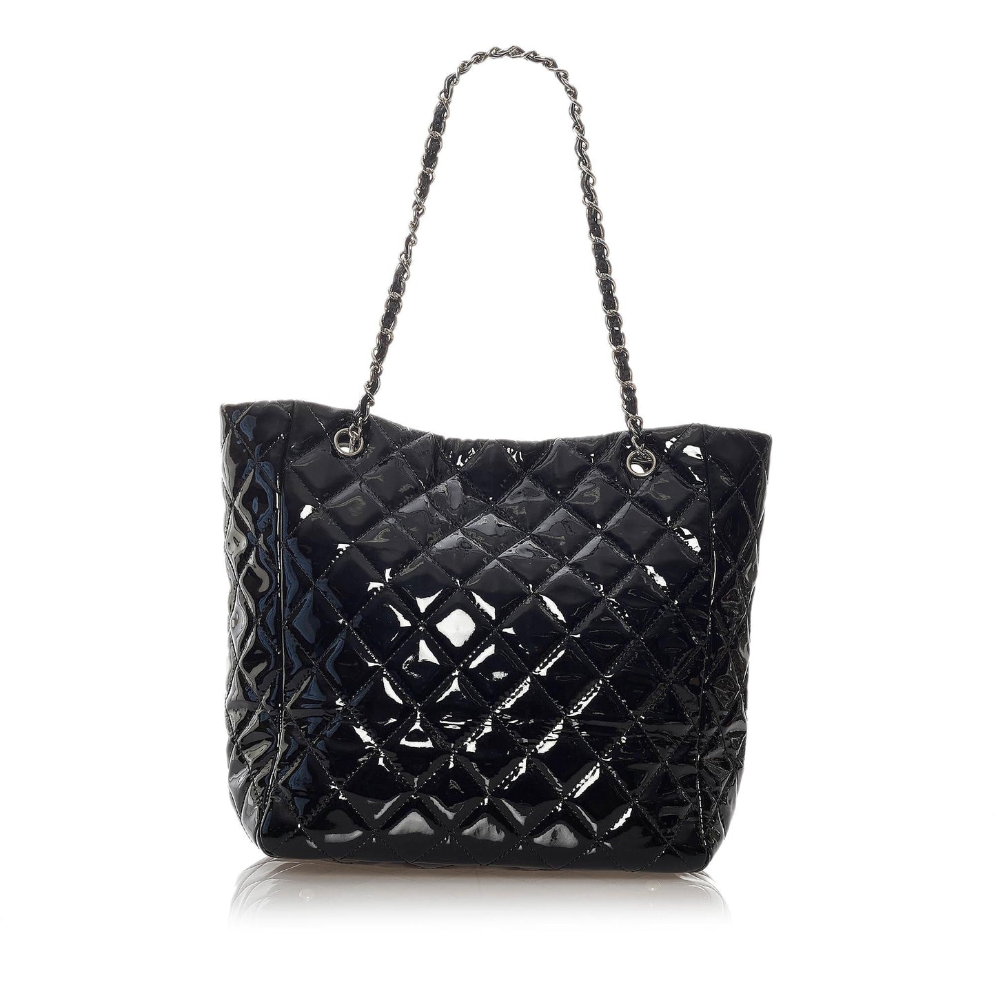 Chanel Matelasse Patent SHG Leather Tote Bag