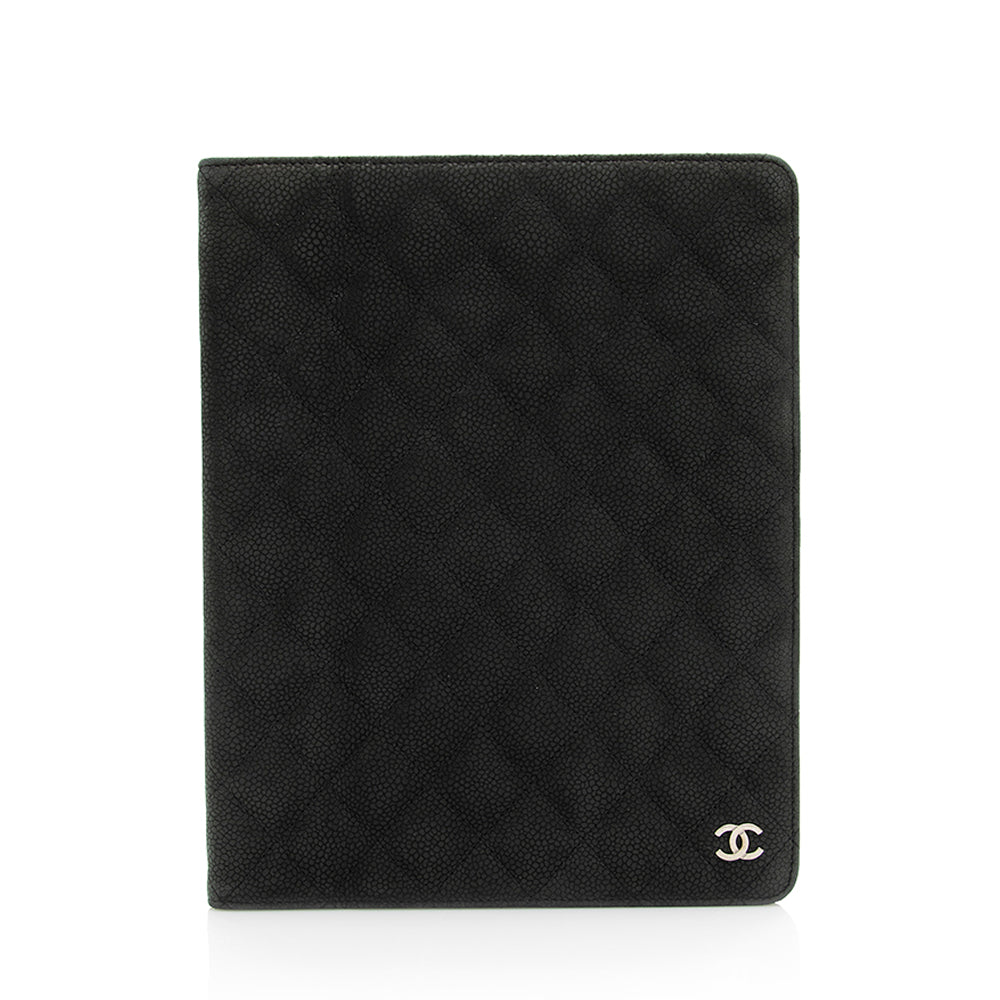 Chanel Matte Caviar iPad - FINAL SHF Leather Handbag