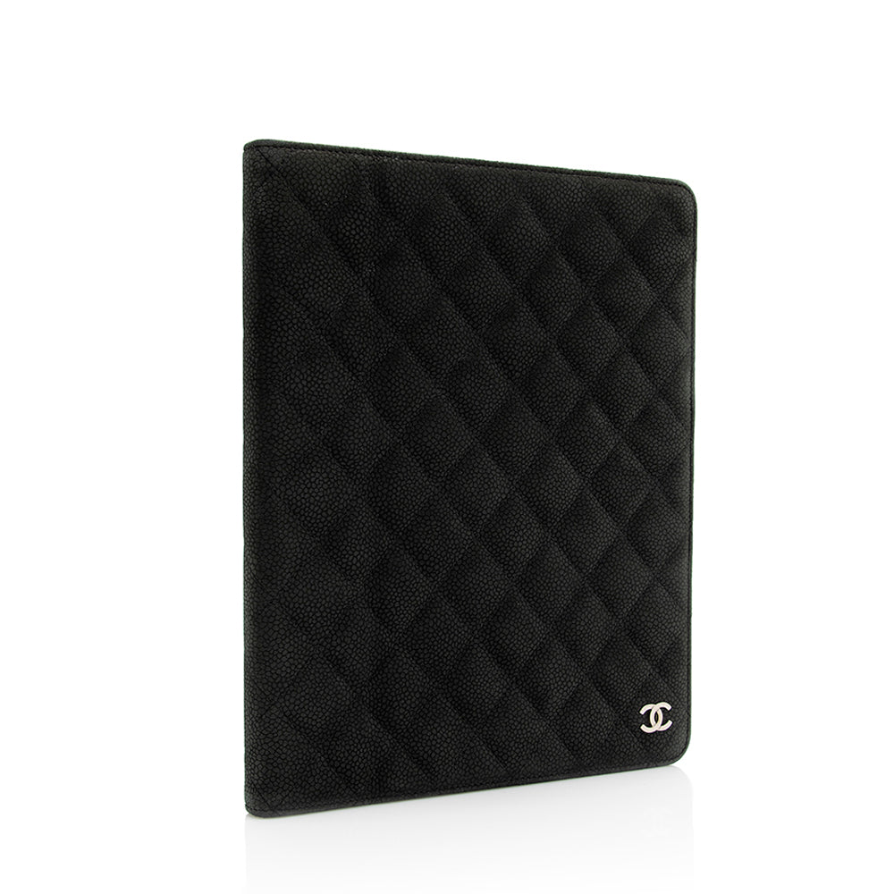 Chanel Matte Caviar iPad - FINAL SHF Leather Handbag