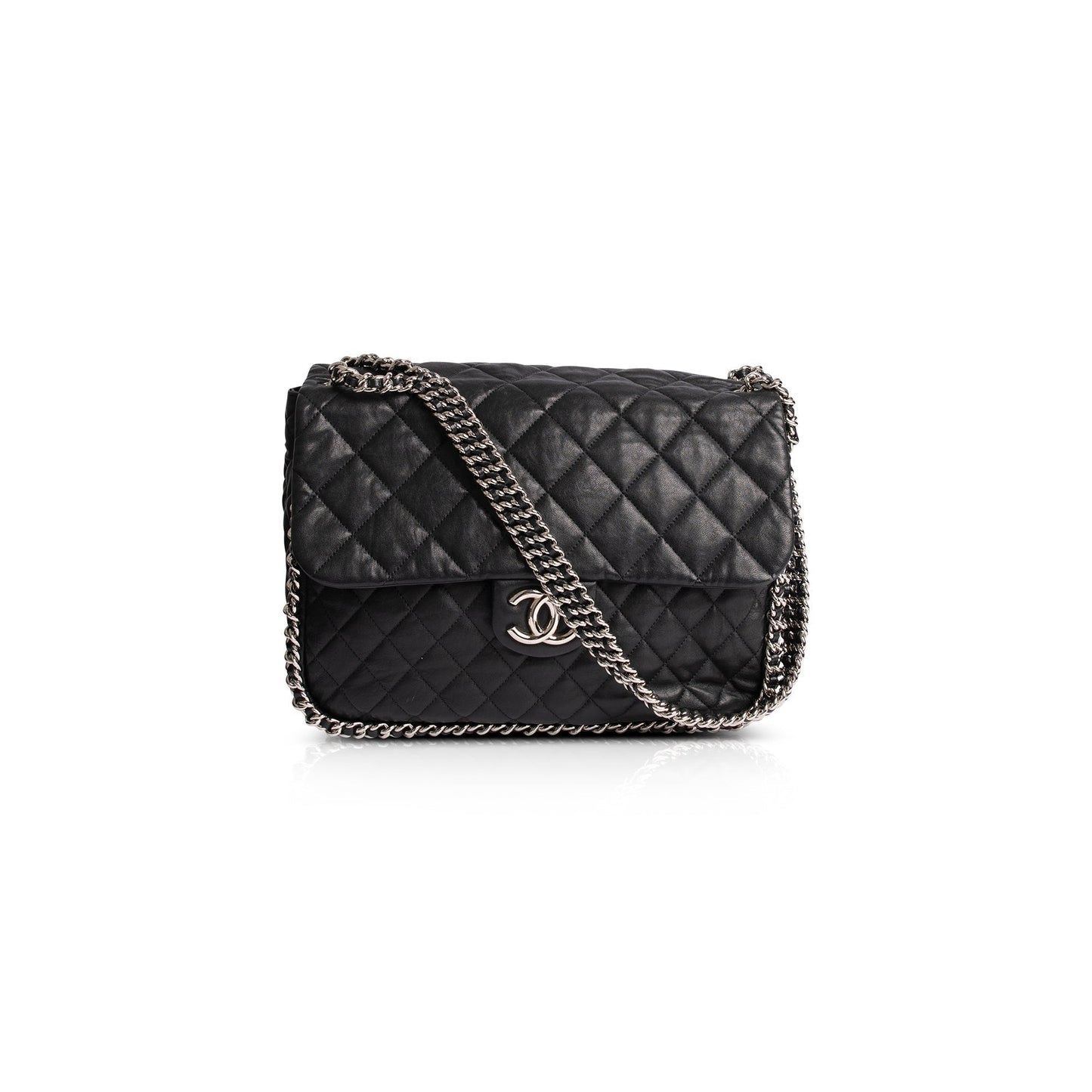 Chanel Maxi Around Flap Travel Bag