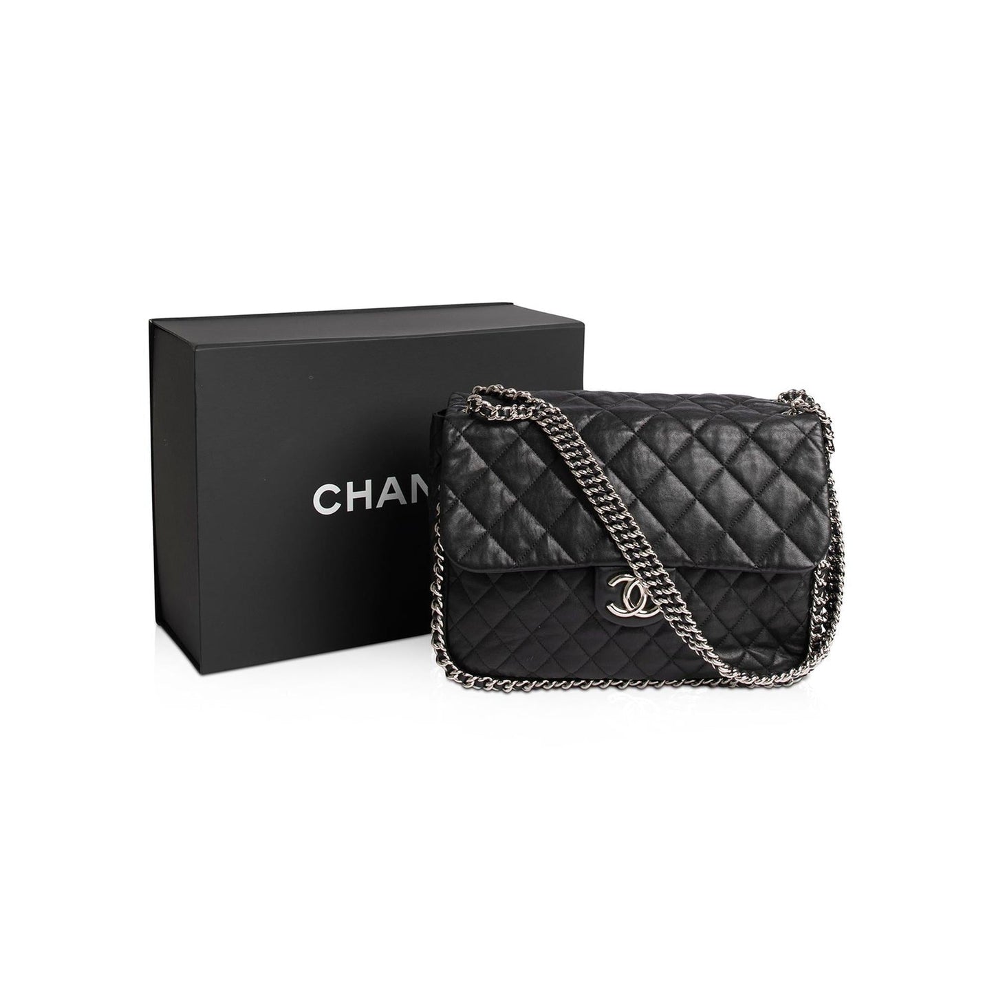 Chanel Maxi Around Flap Travel Bag