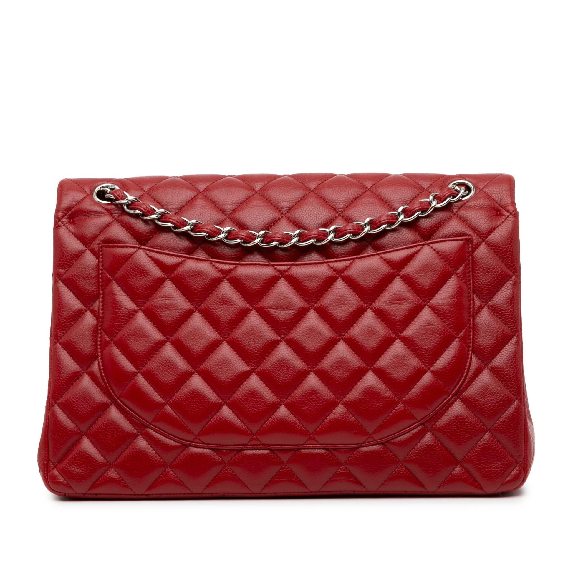 Chanel Maxi Classic Caviar Double Flap SHG-vmKn86 Handbag
