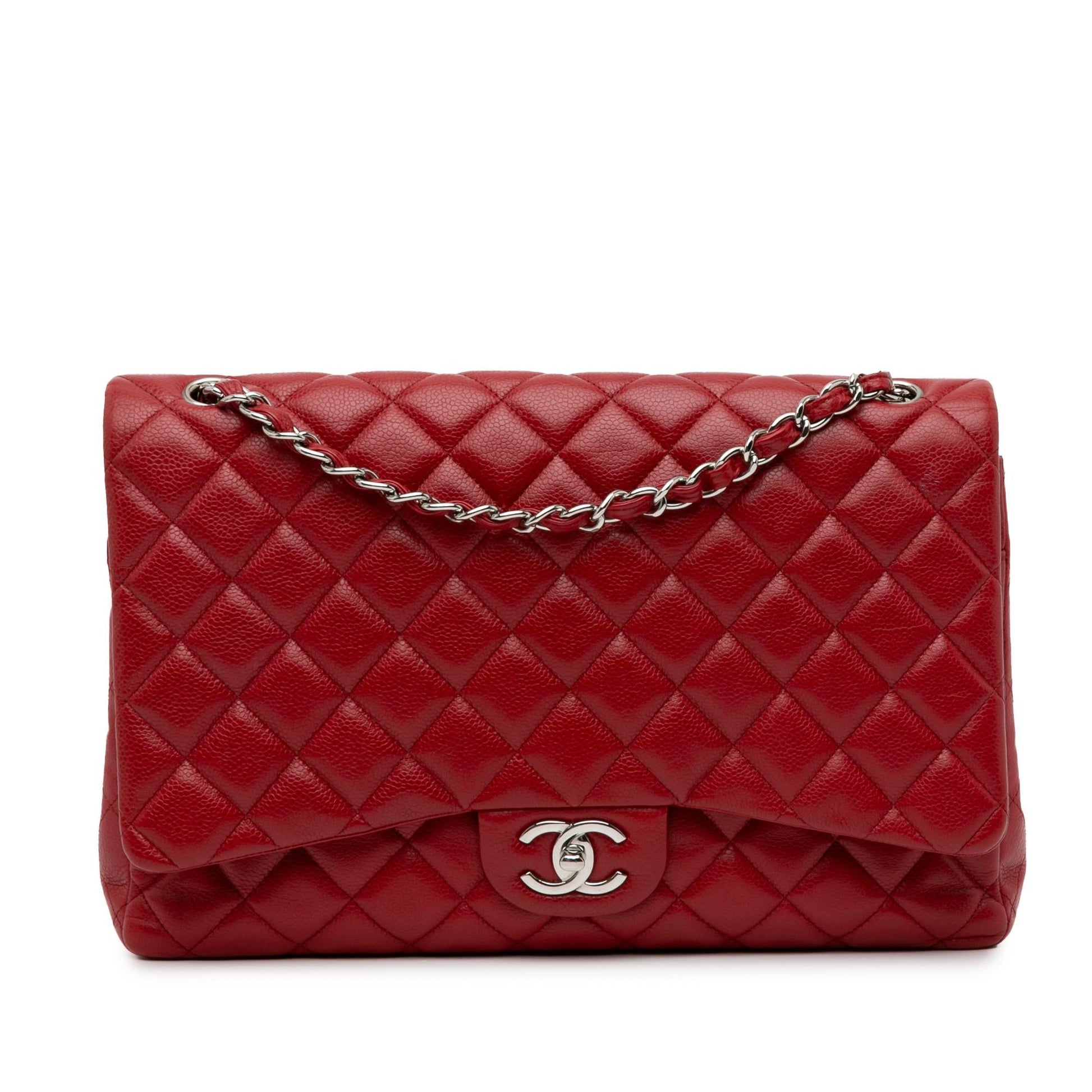 Chanel Maxi Classic Caviar Double Flap SHG-vmKn86 Handbag