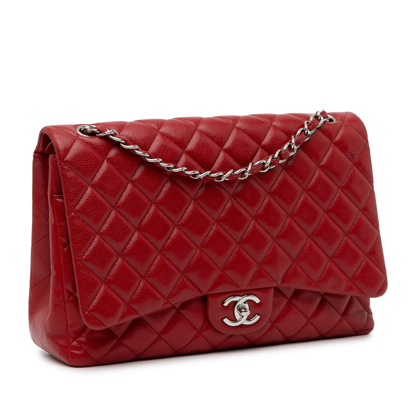 Chanel Maxi Classic Caviar Double Flap SHG-vmKn86 Handbag