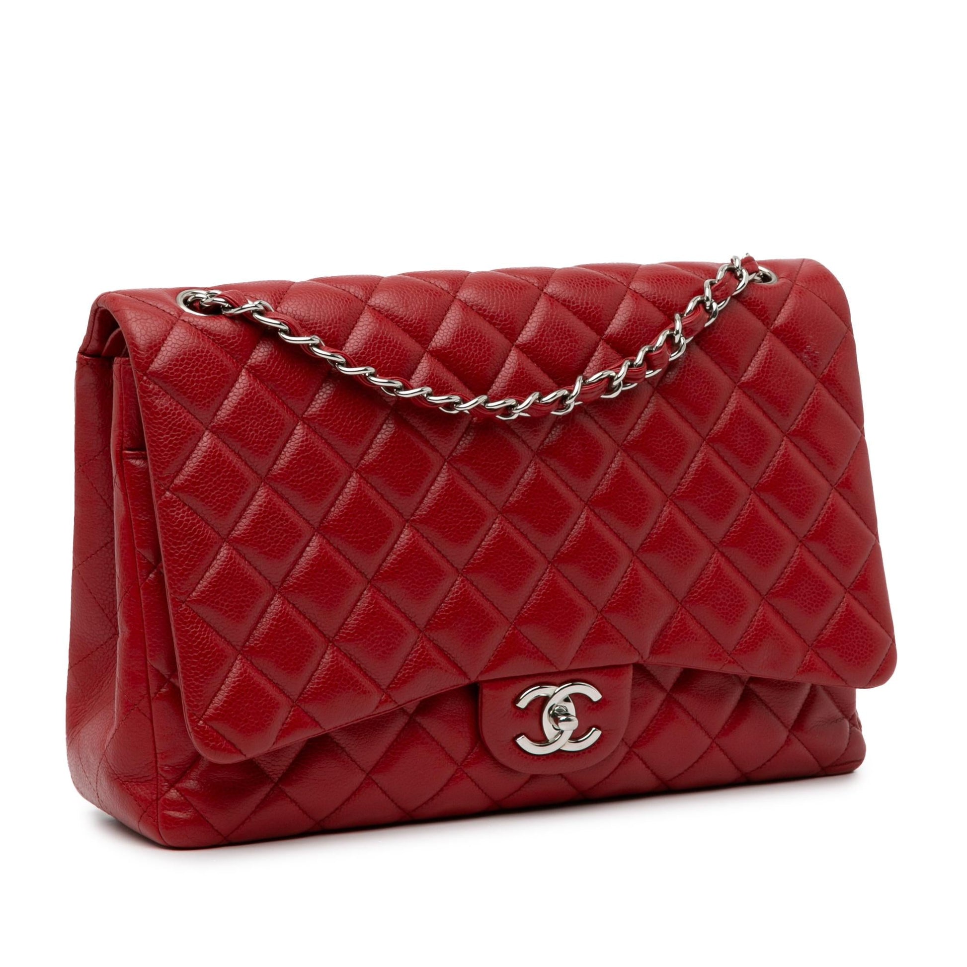 Chanel Maxi Classic Caviar Double Flap SHG-vmKn86 Handbag