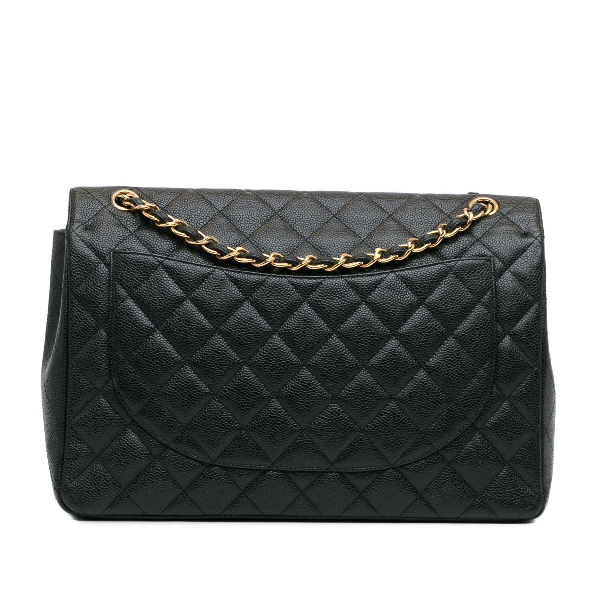 Chanel Maxi Classic Caviar Double Flap SHG-LTyf3Q Handbag