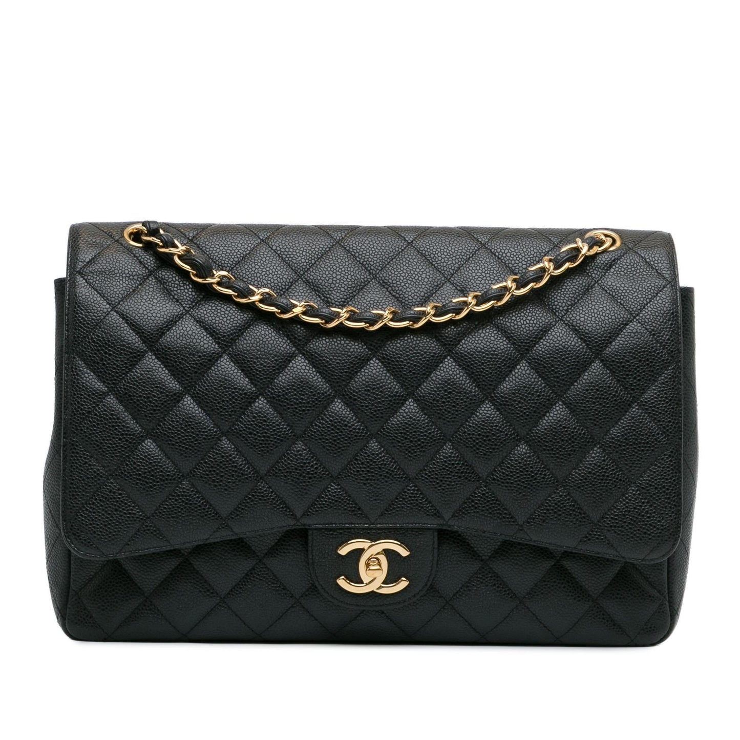 Chanel Maxi Classic Caviar Double Flap SHG-LTyf3Q Handbag