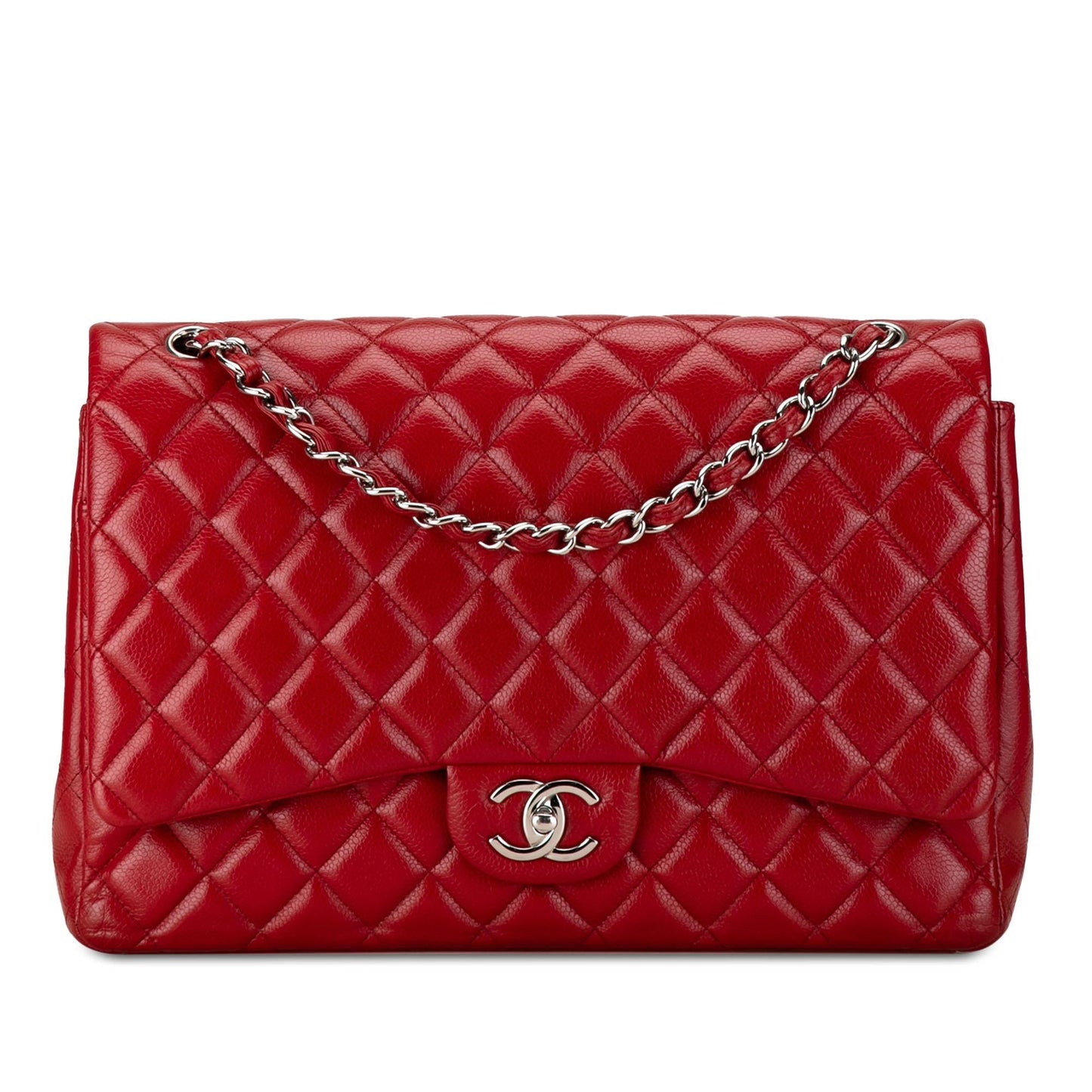 Chanel Maxi Classic Caviar Double Flap SHG-zoRWlf Handbag