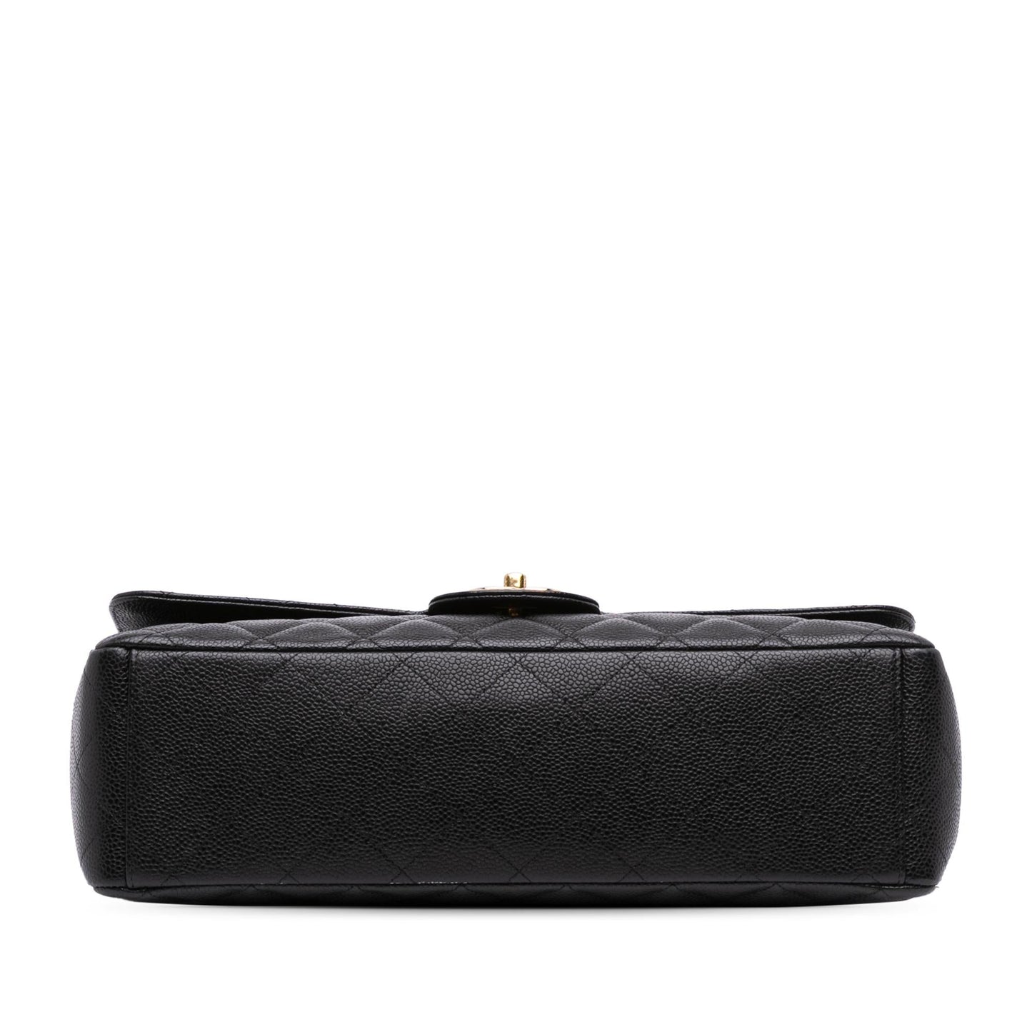 Chanel Maxi Classic Caviar Double Flap Handbag Flap 3